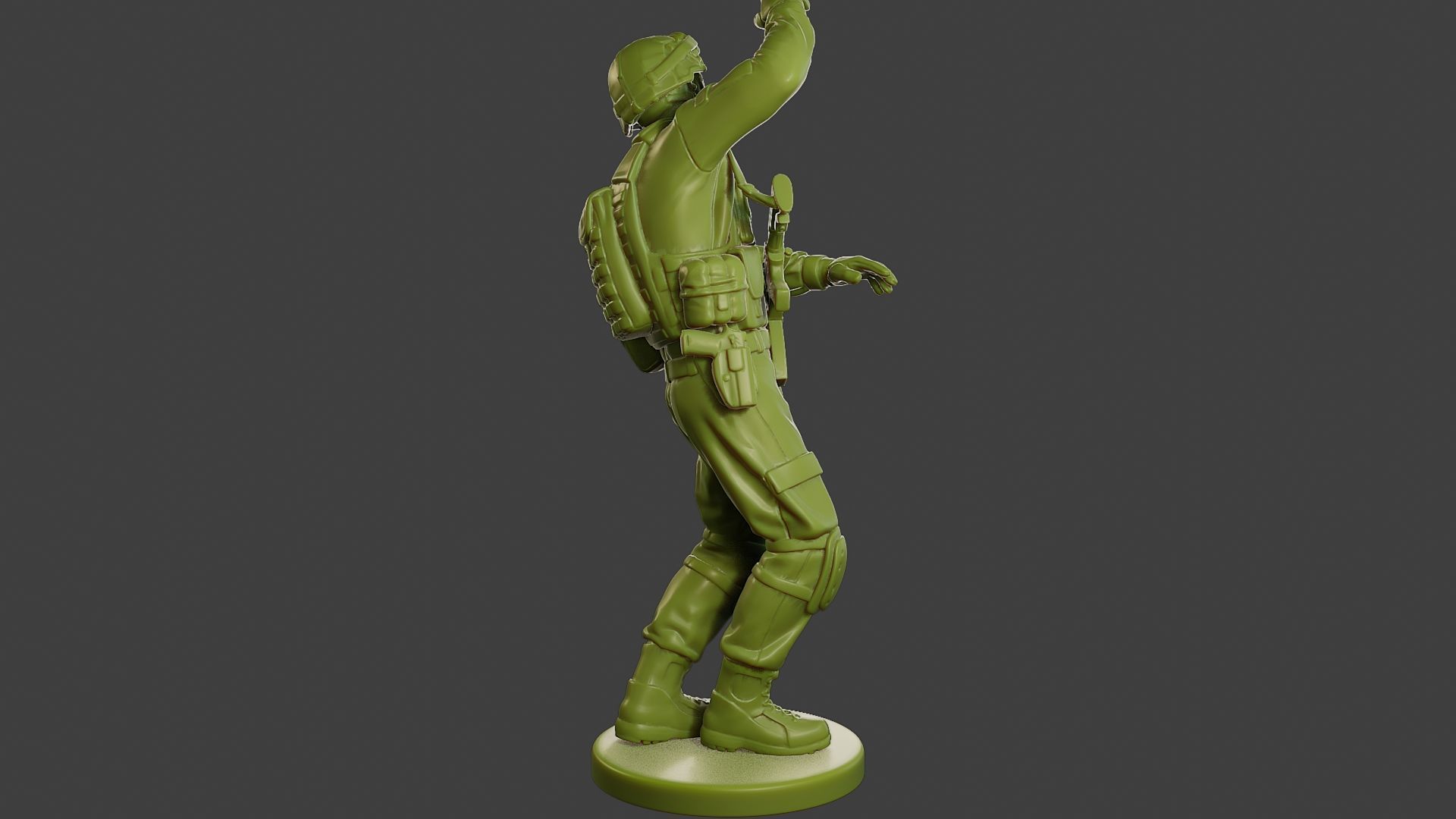 Conflict Scene Figurine Print ESFP1 010 3D print model_8