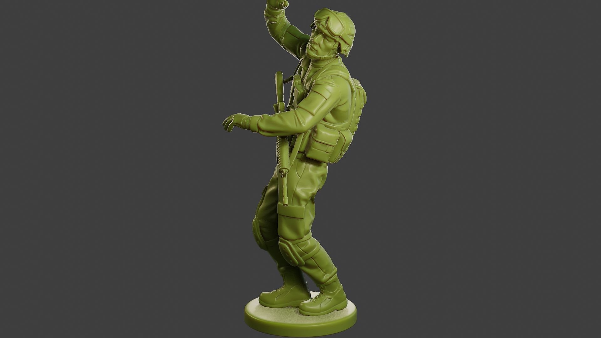 Conflict Scene Figurine Print ESFP1 010 3D print model_3