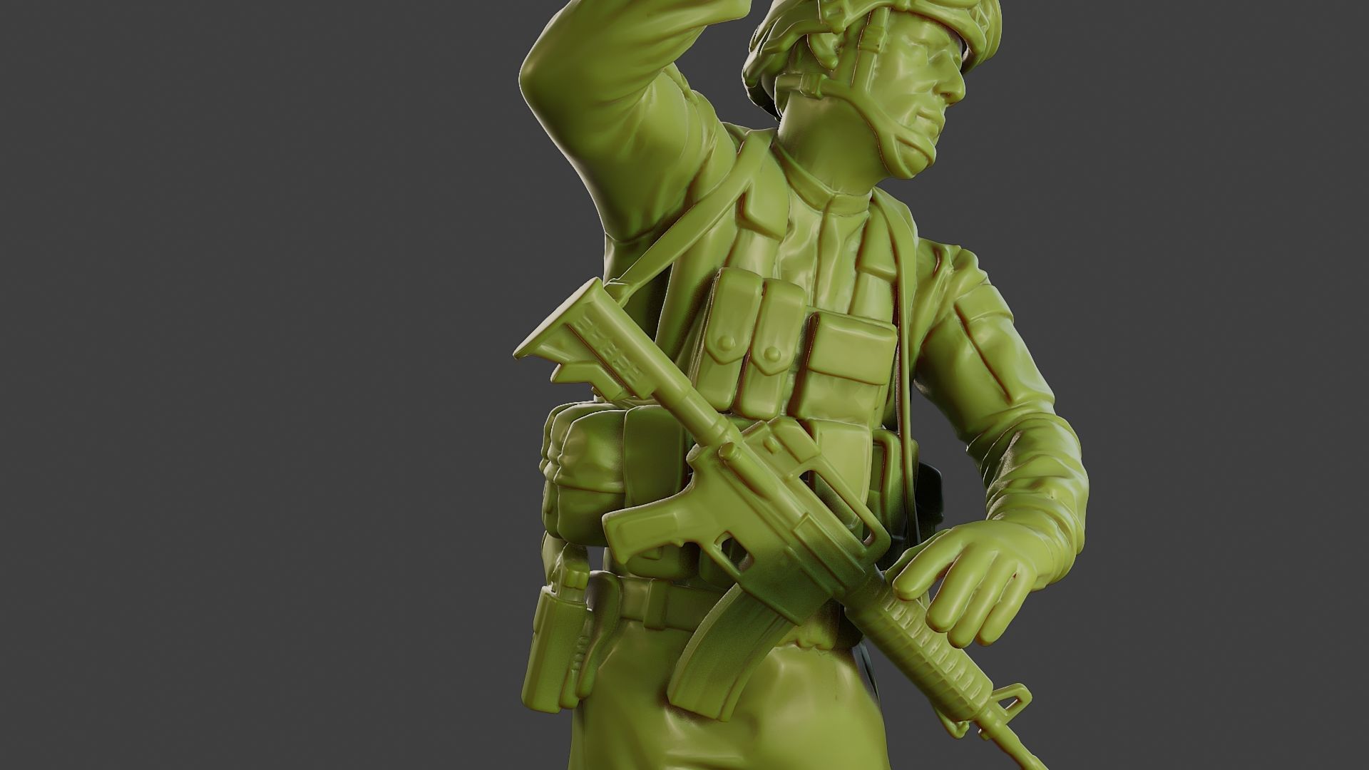 Conflict Scene Figurine Print ESFP1 010 3D print model_19