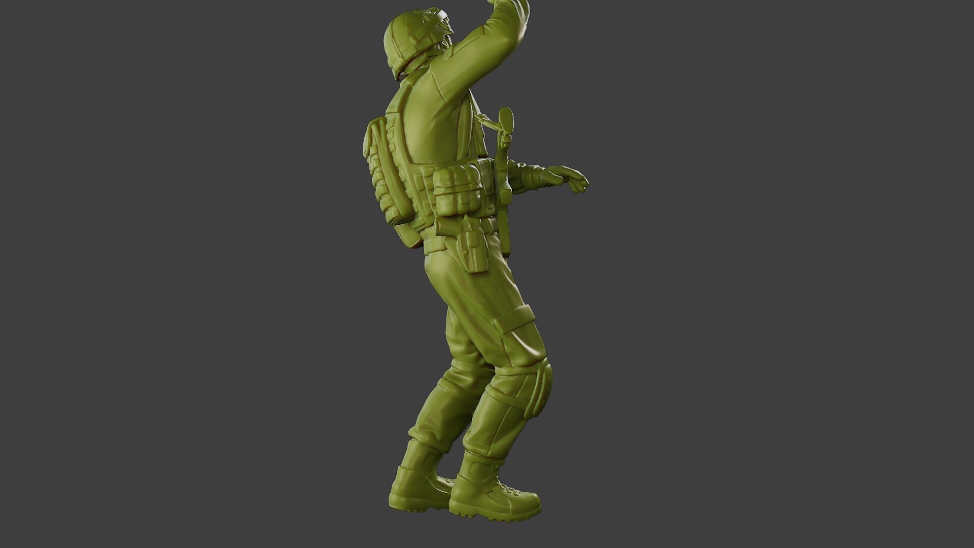 Conflict Scene Figurine Print ESFP1 010 3D print model_31
