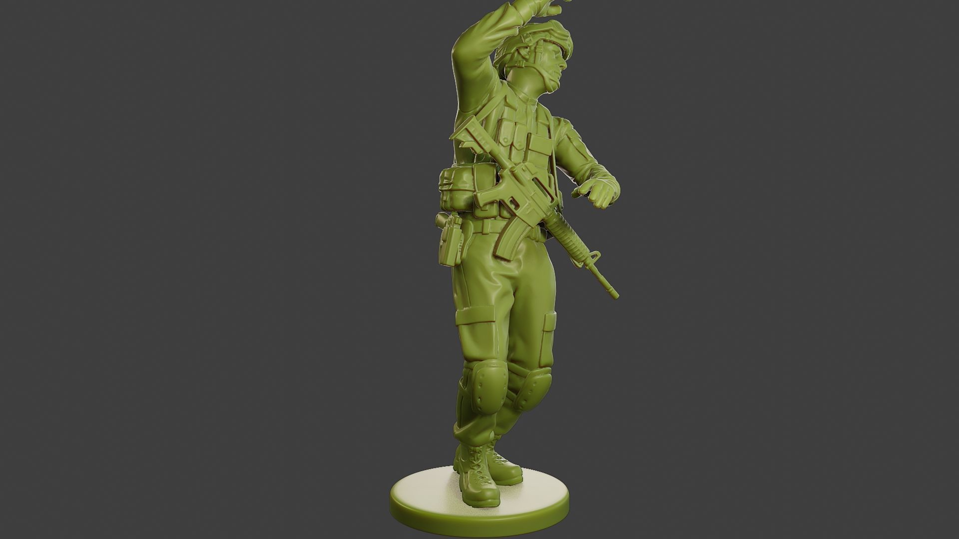 Conflict Scene Figurine Print ESFP1 010 3D print model_10
