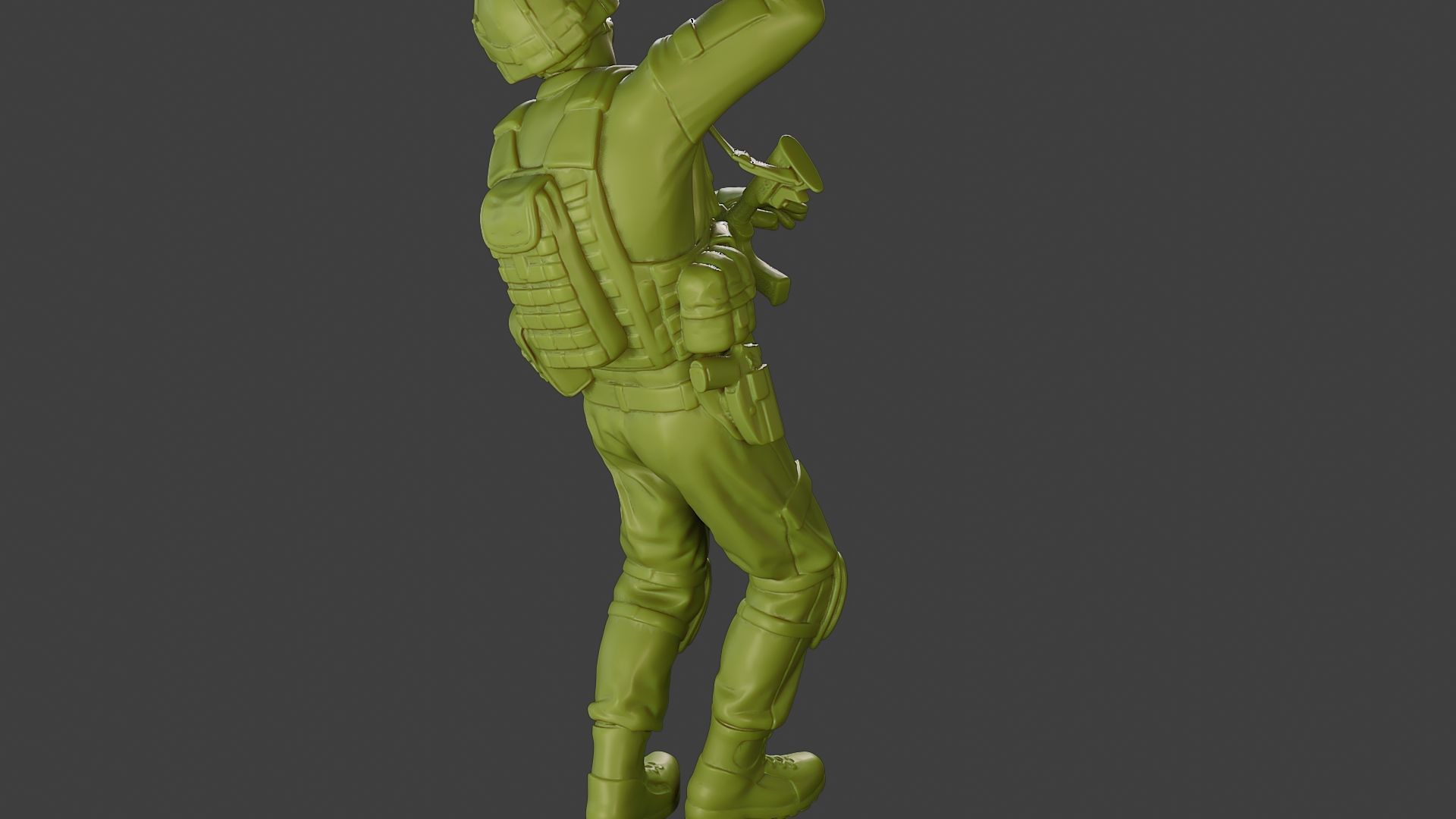 Conflict Scene Figurine Print ESFP1 010 3D print model_24