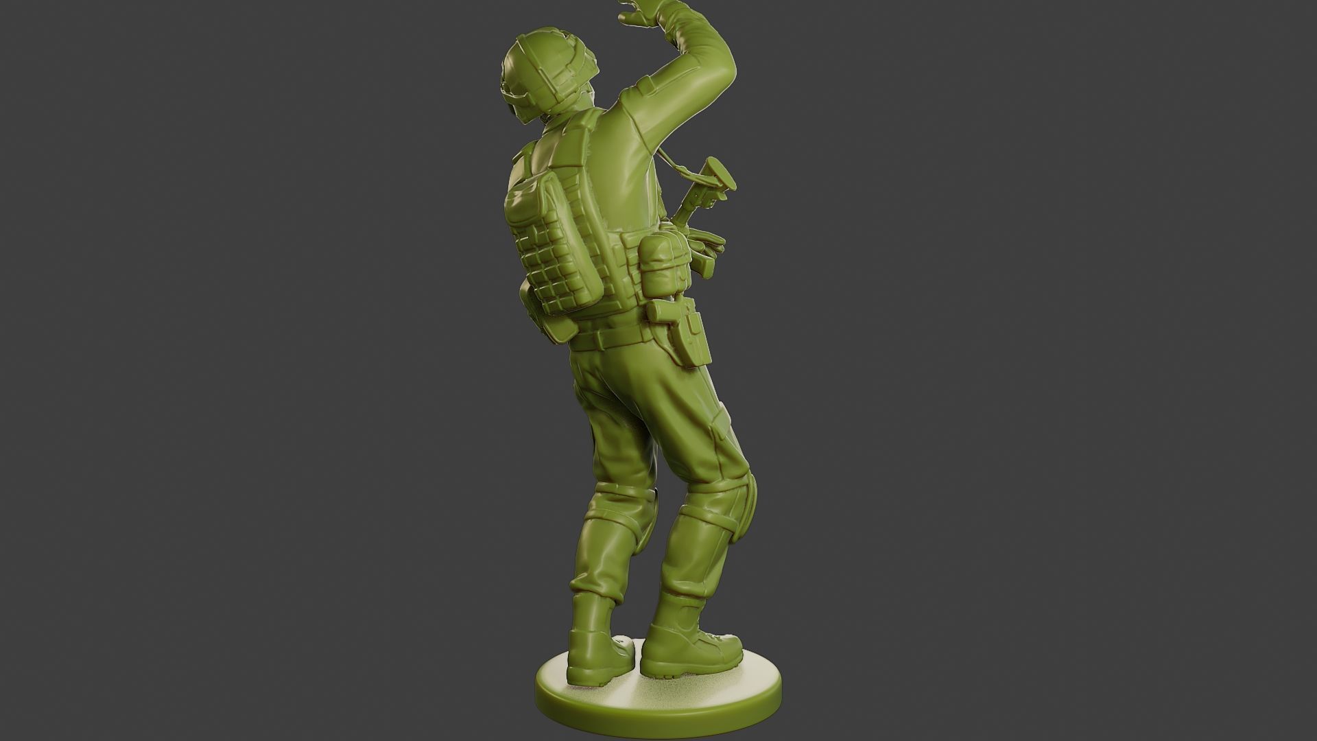 Conflict Scene Figurine Print ESFP1 010 3D print model_7