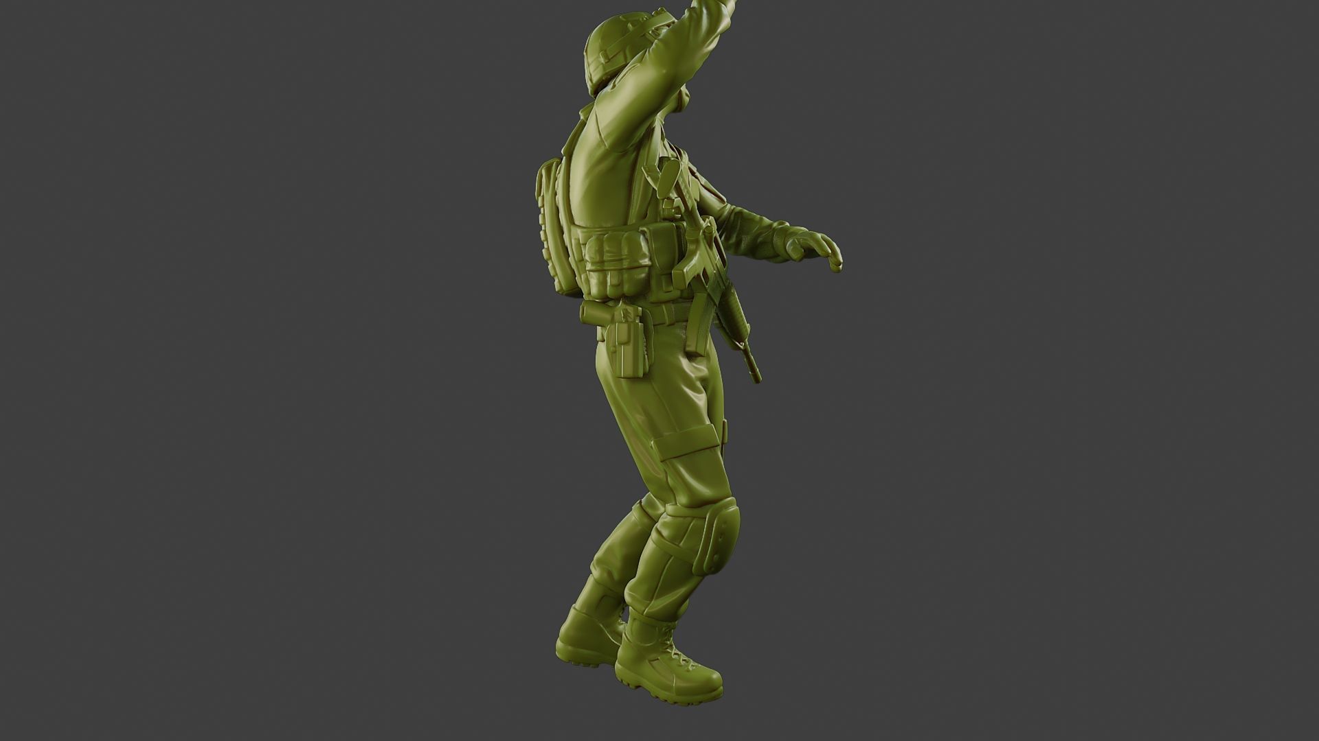 Conflict Scene Figurine Print ESFP1 010 3D print model_30