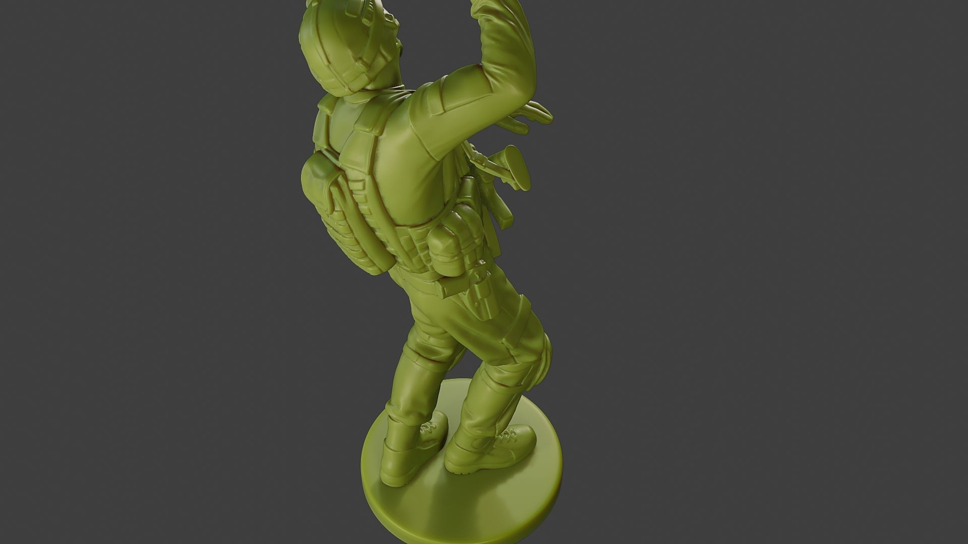 Conflict Scene Figurine Print ESFP1 010 3D print model_22