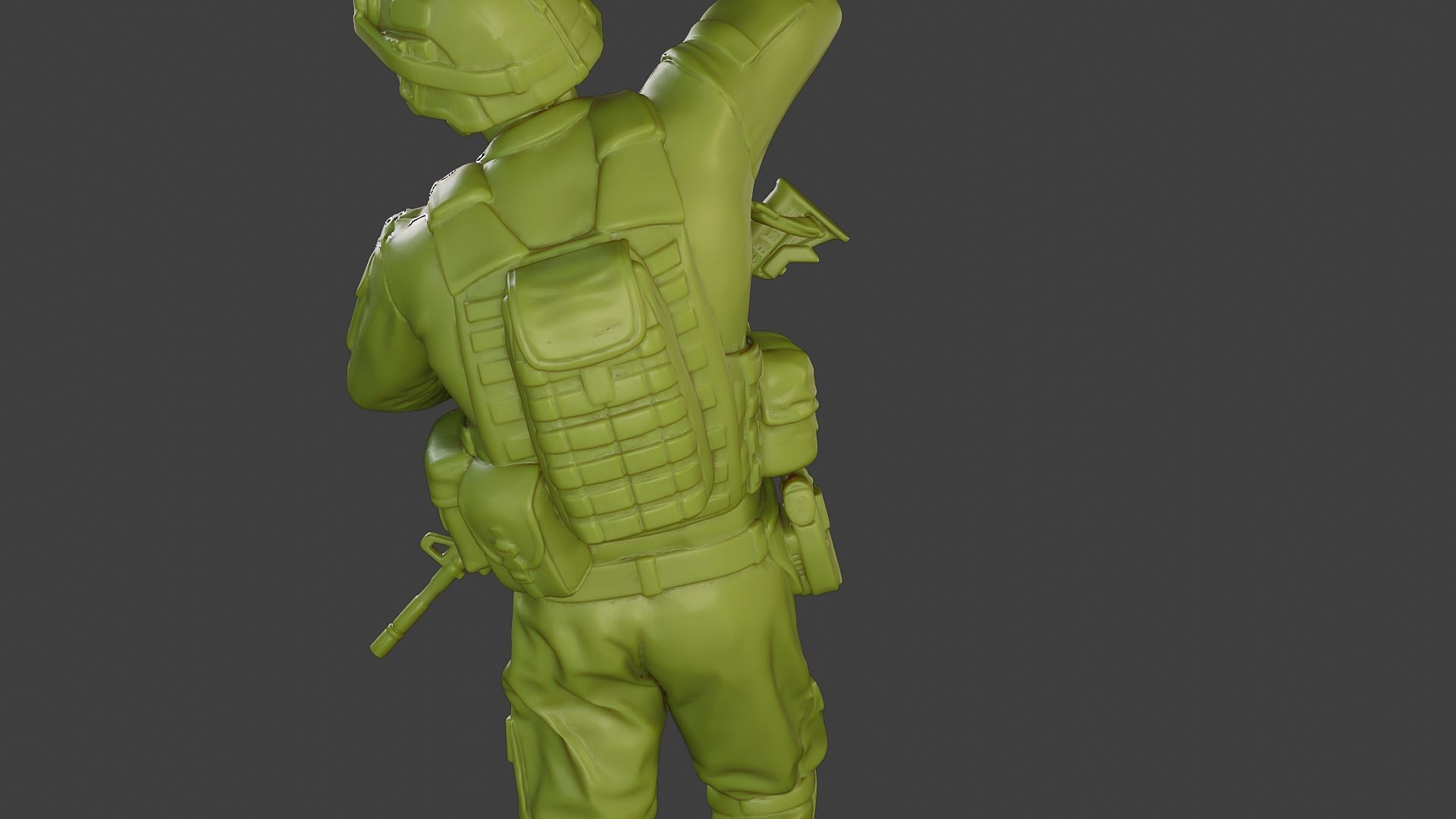 Conflict Scene Figurine Print ESFP1 010 3D print model_21