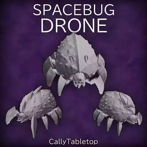 Space Bug Drones 3D print model