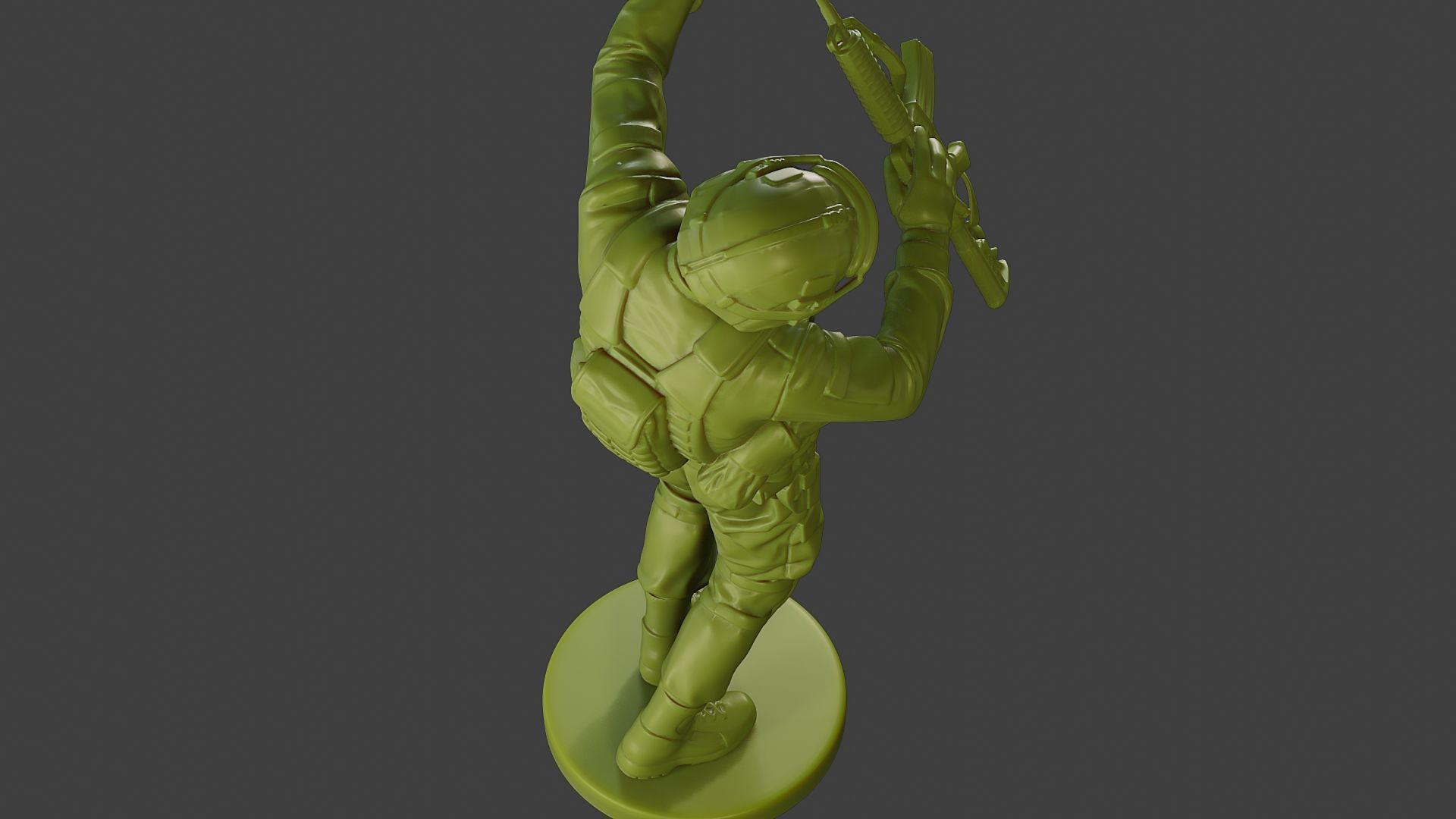 Conflict Scene Figurine Print ESFP1 011 3D print model_22