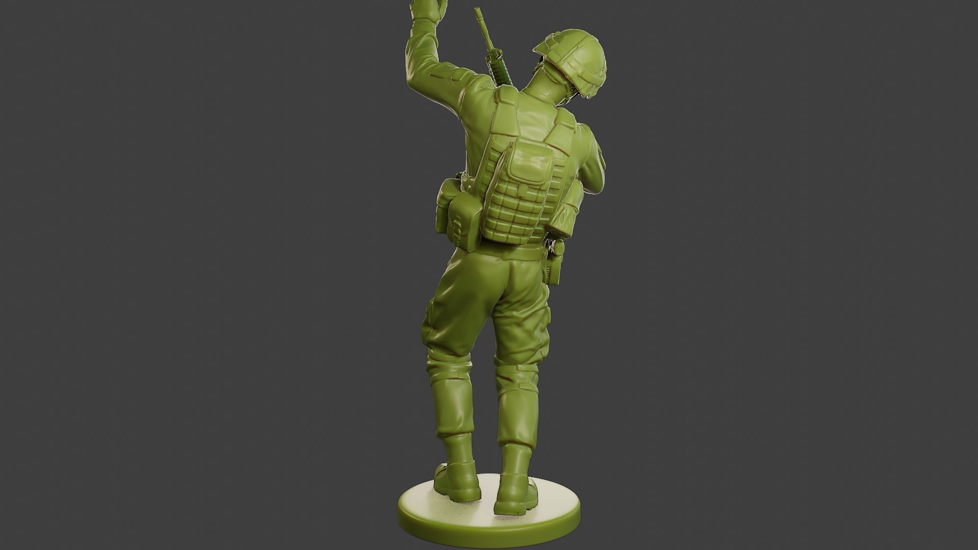 Conflict Scene Figurine Print ESFP1 011 3D print model_6