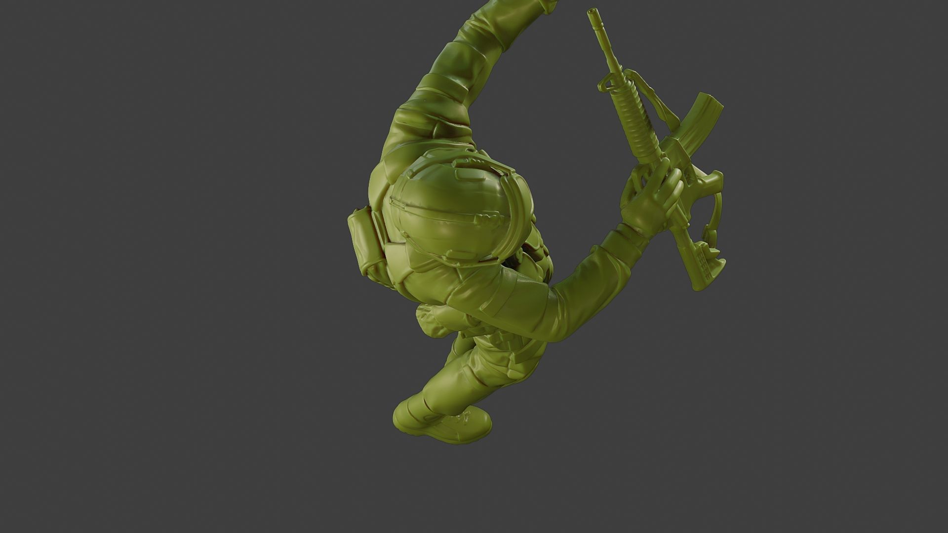 Conflict Scene Figurine Print ESFP1 011 3D print model_23