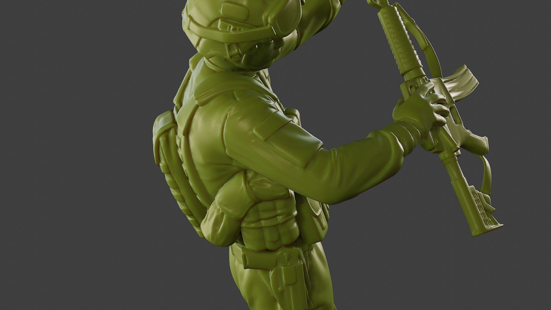 Conflict Scene Figurine Print ESFP1 011 3D print model_20