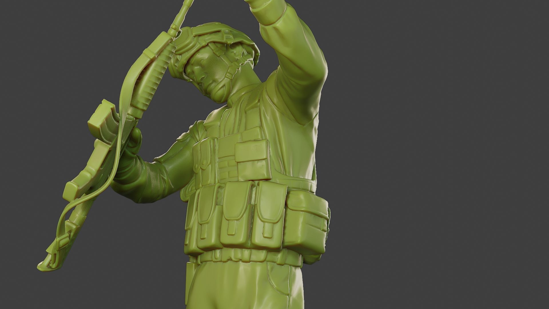 Conflict Scene Figurine Print ESFP1 011 3D print model_18