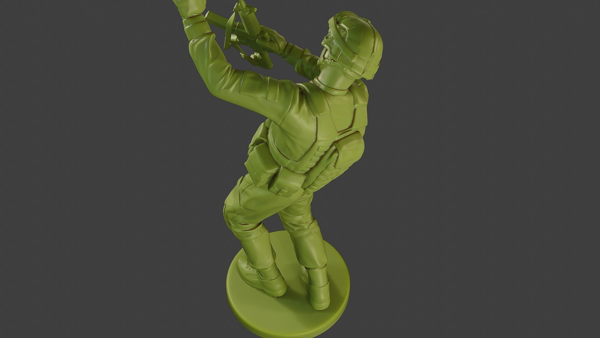 Conflict Scene Figurine Print ESFP1 011 3D print model_15