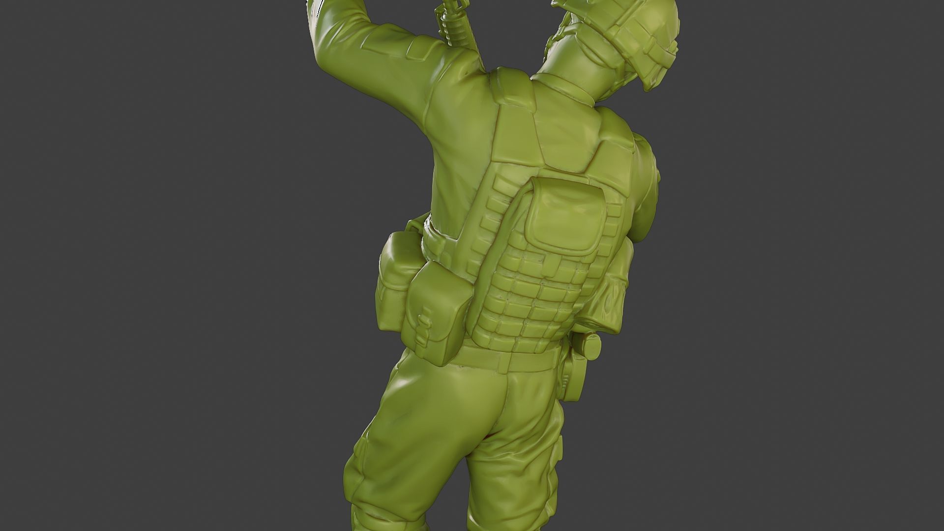 Conflict Scene Figurine Print ESFP1 011 3D print model_21