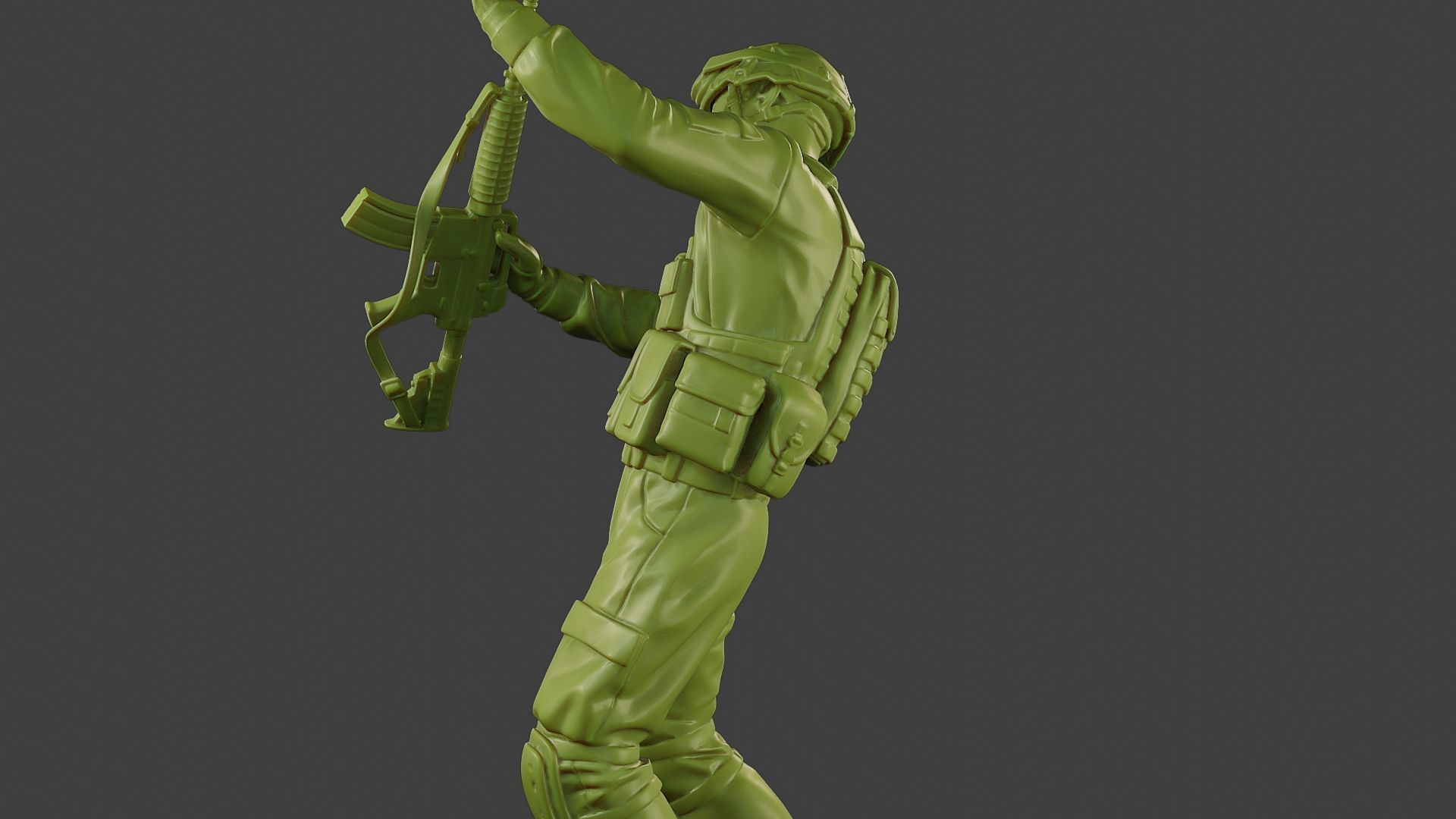 Conflict Scene Figurine Print ESFP1 011 3D print model_26