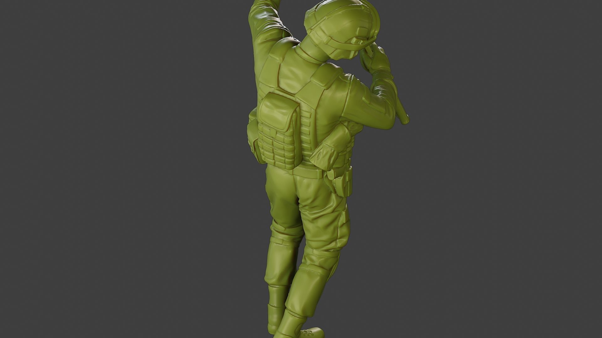 Conflict Scene Figurine Print ESFP1 011 3D print model_24