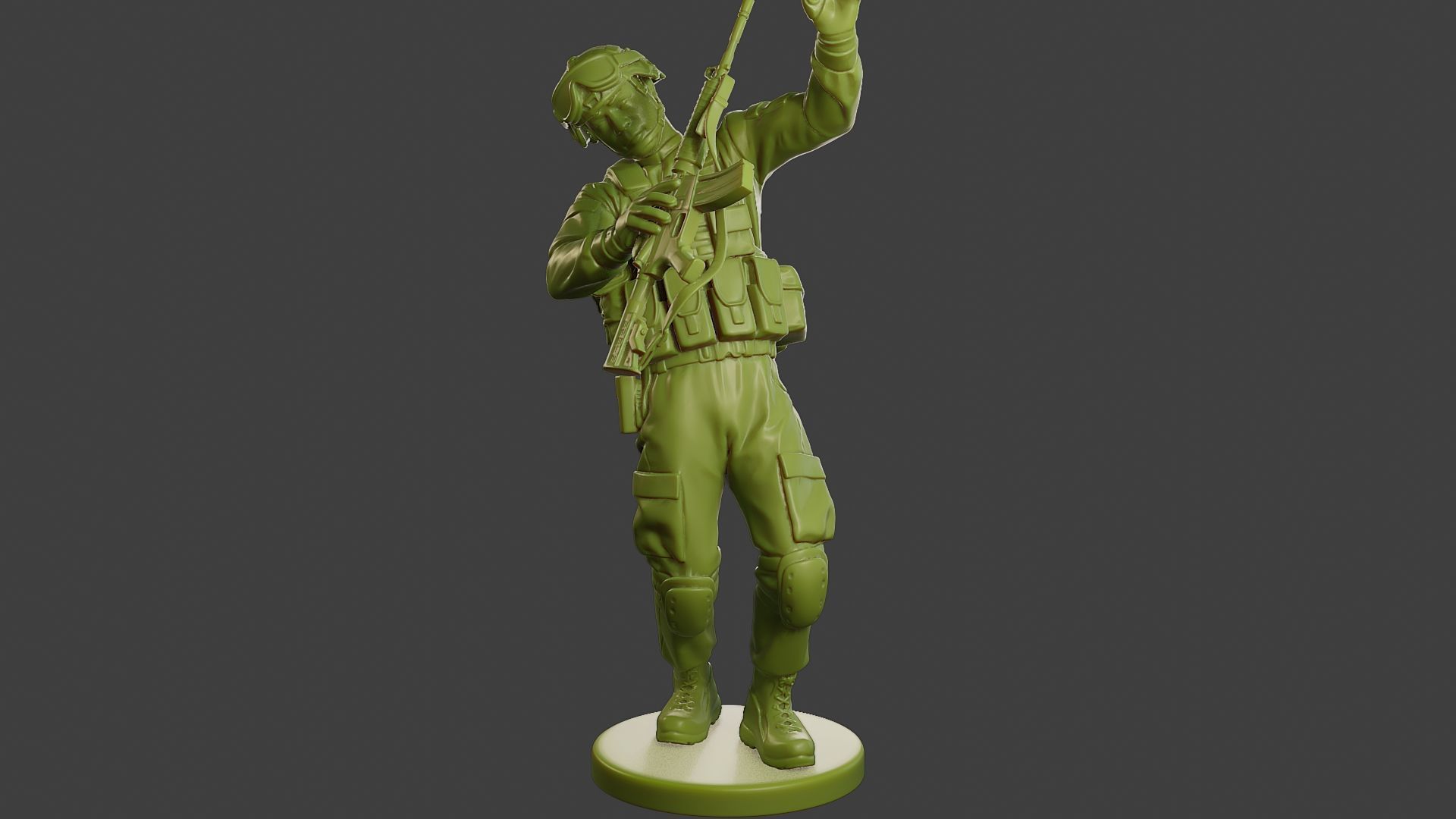 Conflict Scene Figurine Print ESFP1 011 3D print model_11