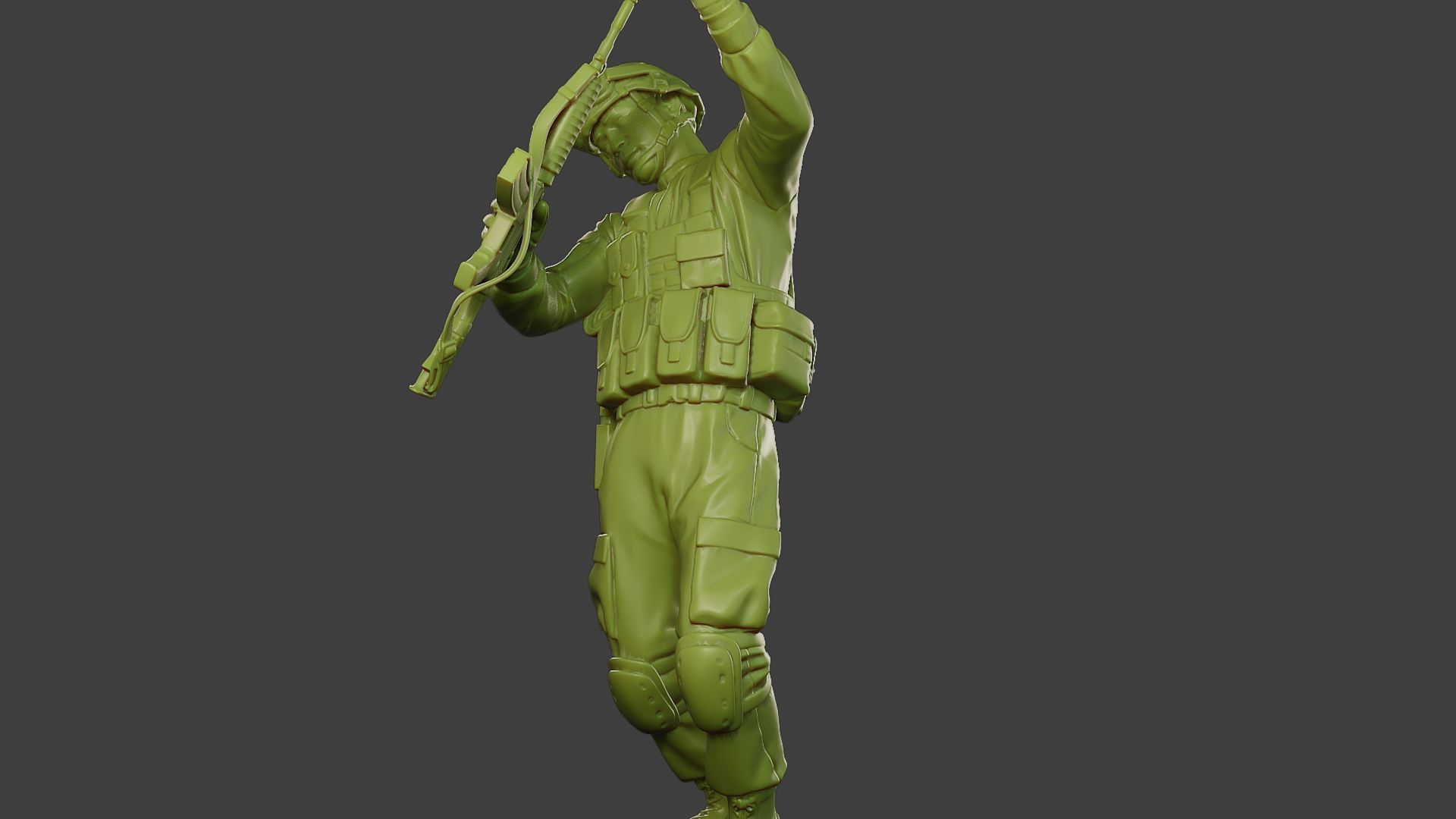 Conflict Scene Figurine Print ESFP1 011 3D print model_27