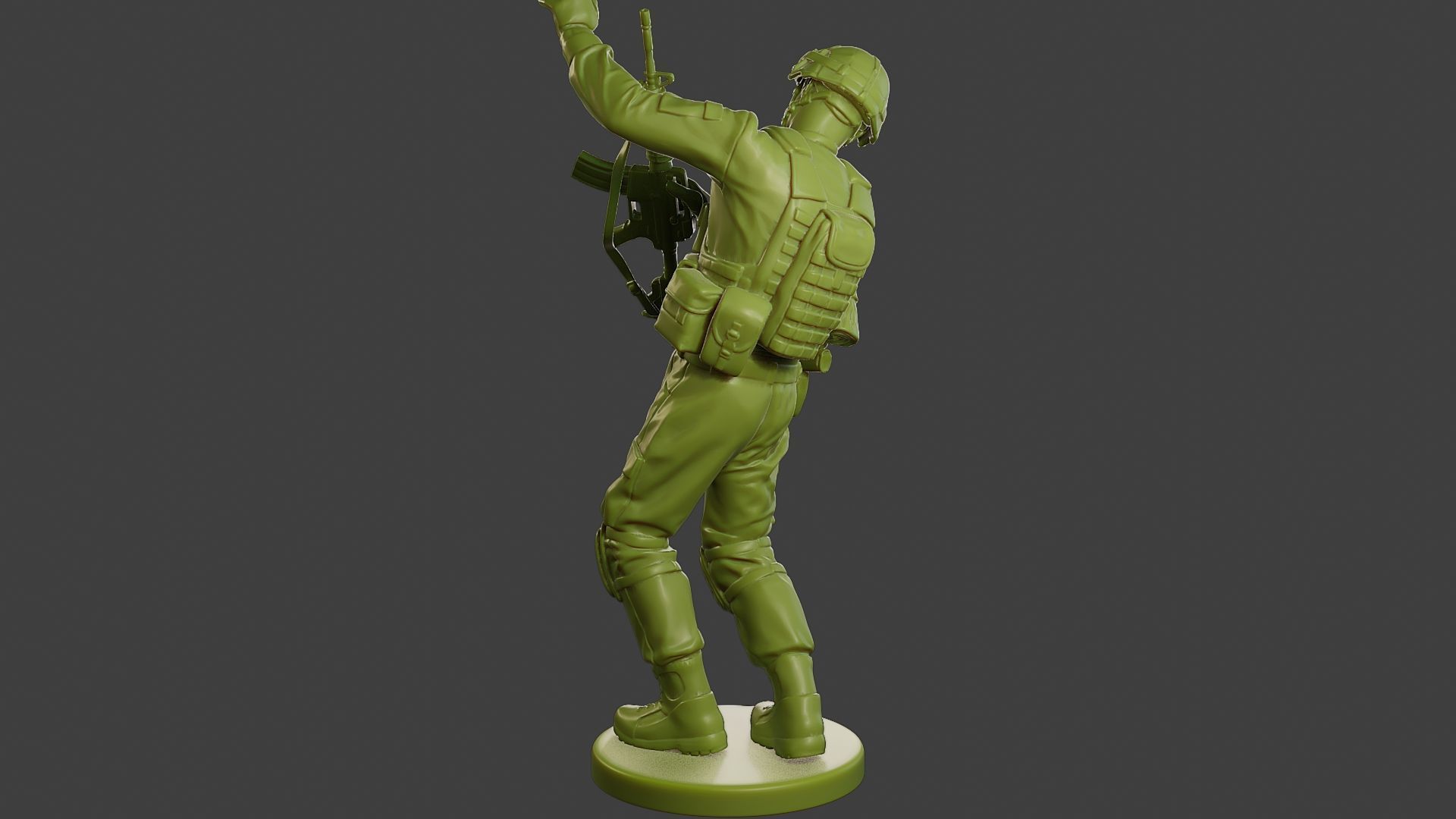 Conflict Scene Figurine Print ESFP1 011 3D print model_5