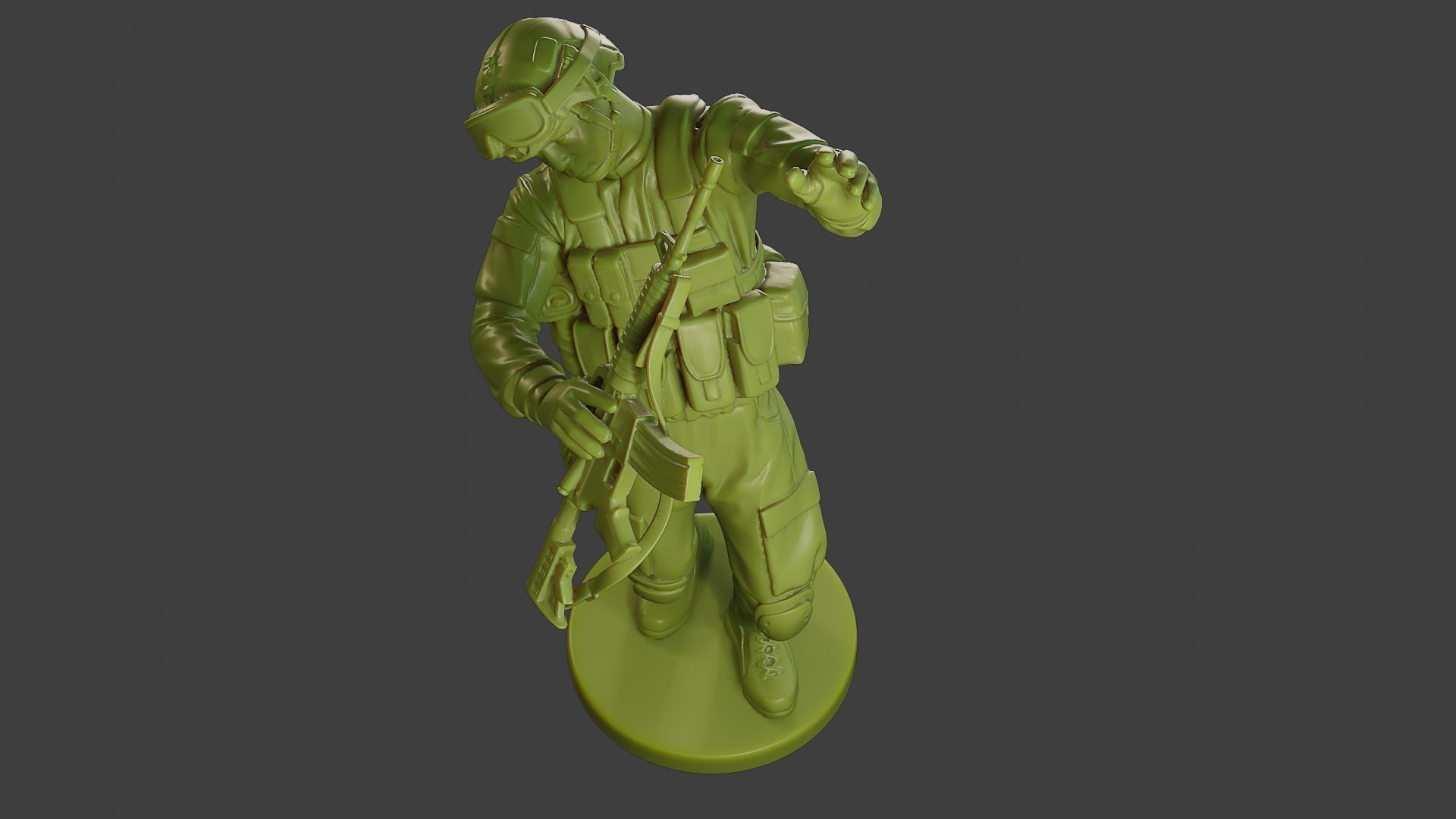 Conflict Scene Figurine Print ESFP1 011 3D print model_14