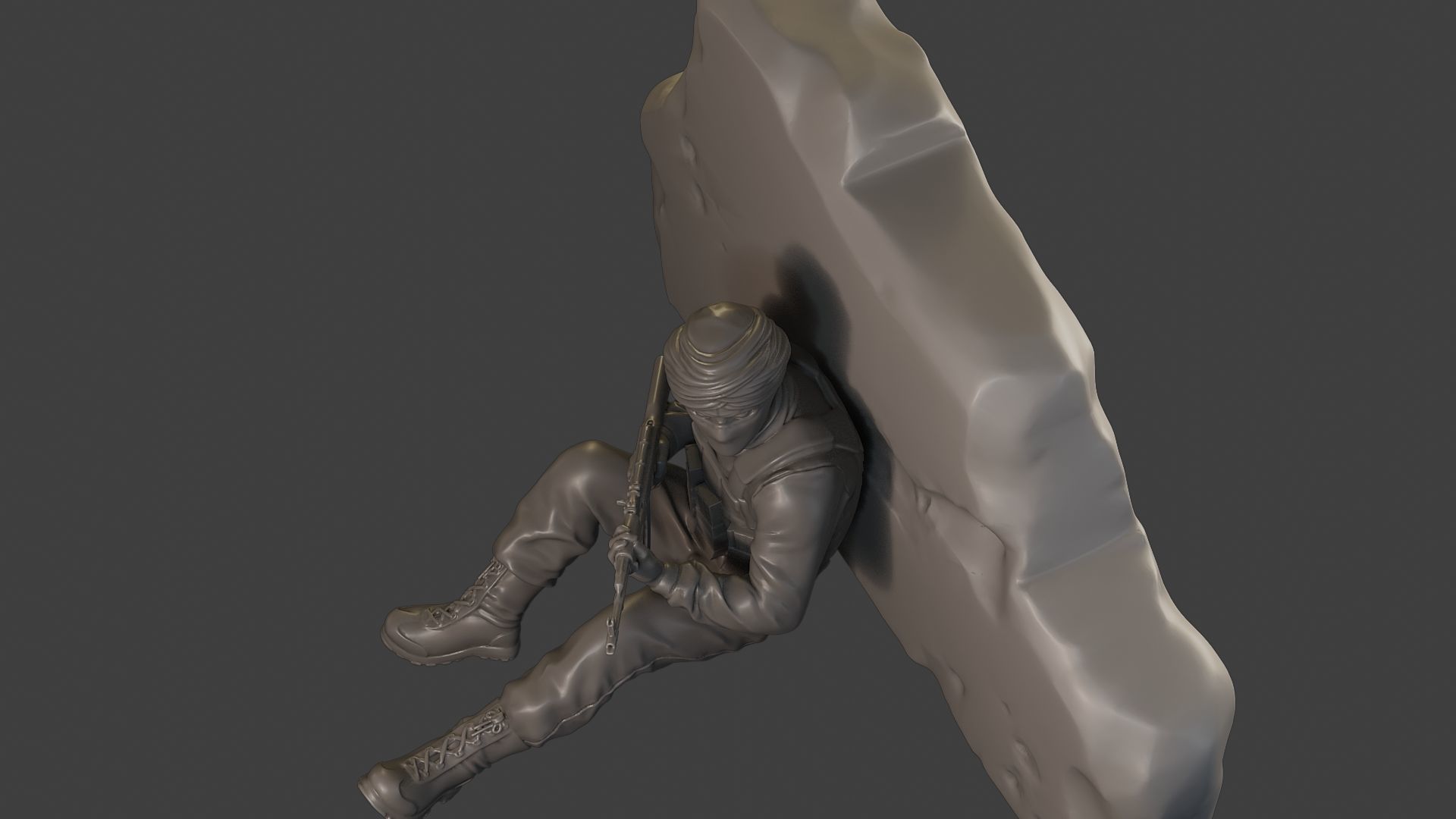 Conflict Scene Figurine Print ESFP1 012 3D print model_15