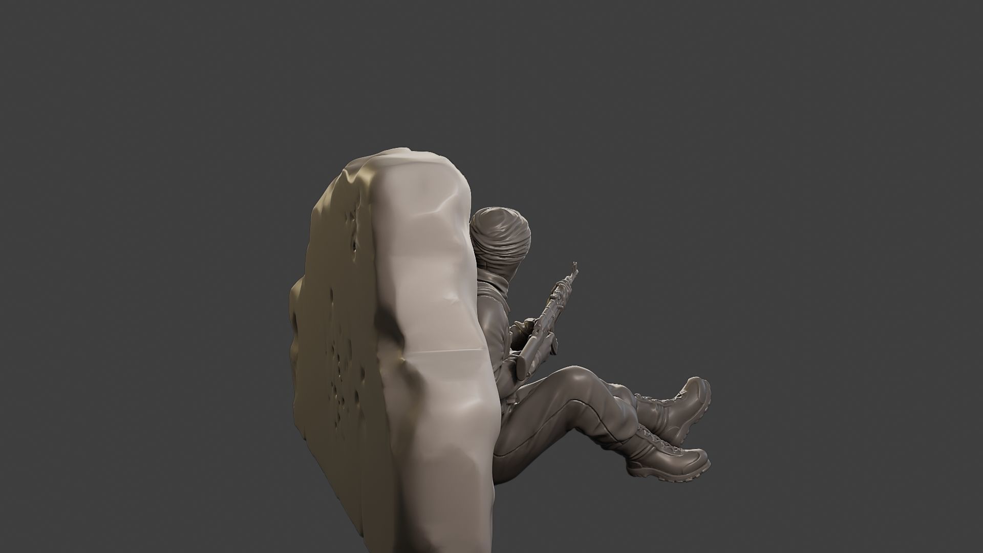 Conflict Scene Figurine Print ESFP1 012 3D print model_8