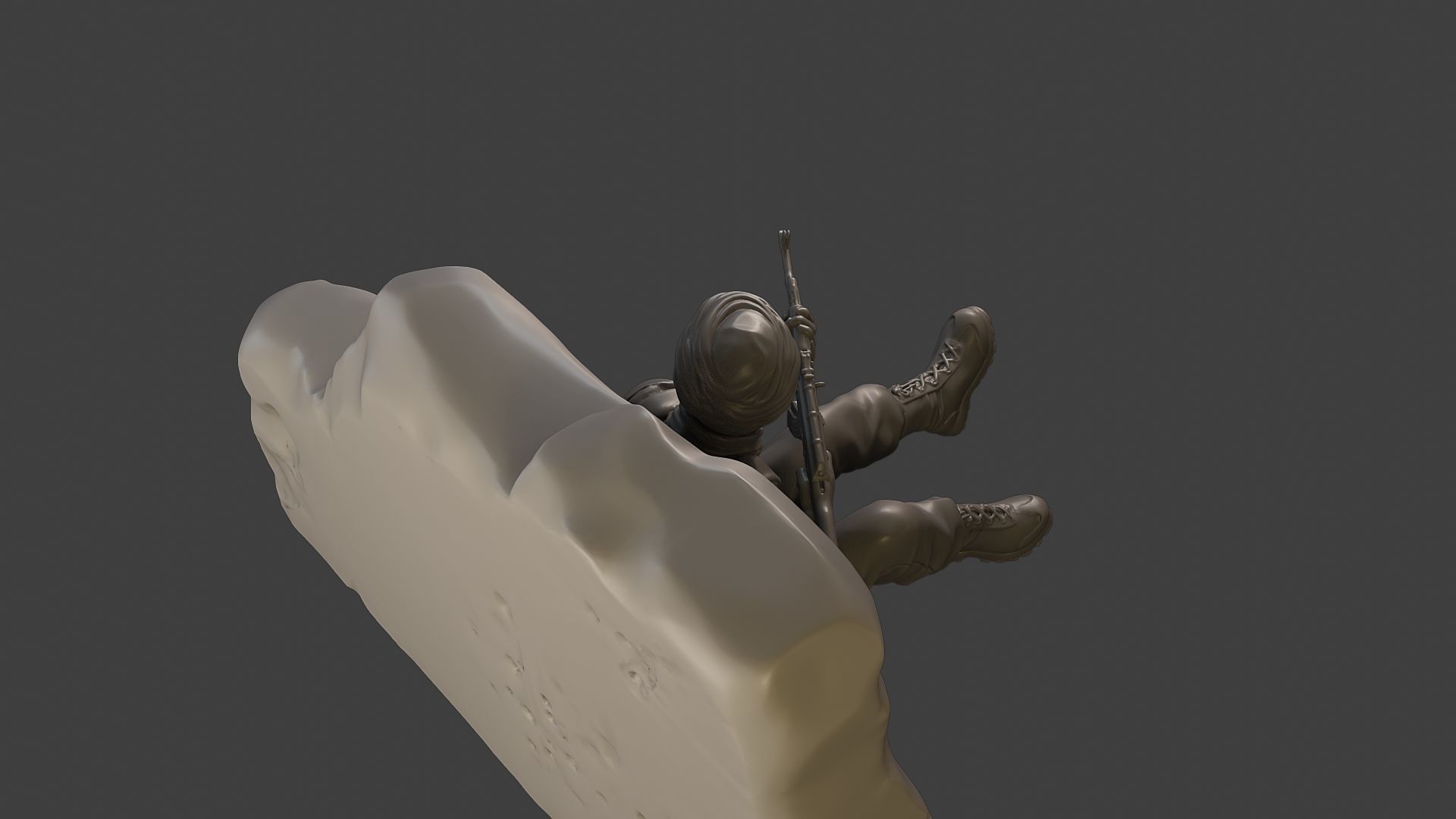 Conflict Scene Figurine Print ESFP1 012 3D print model_22