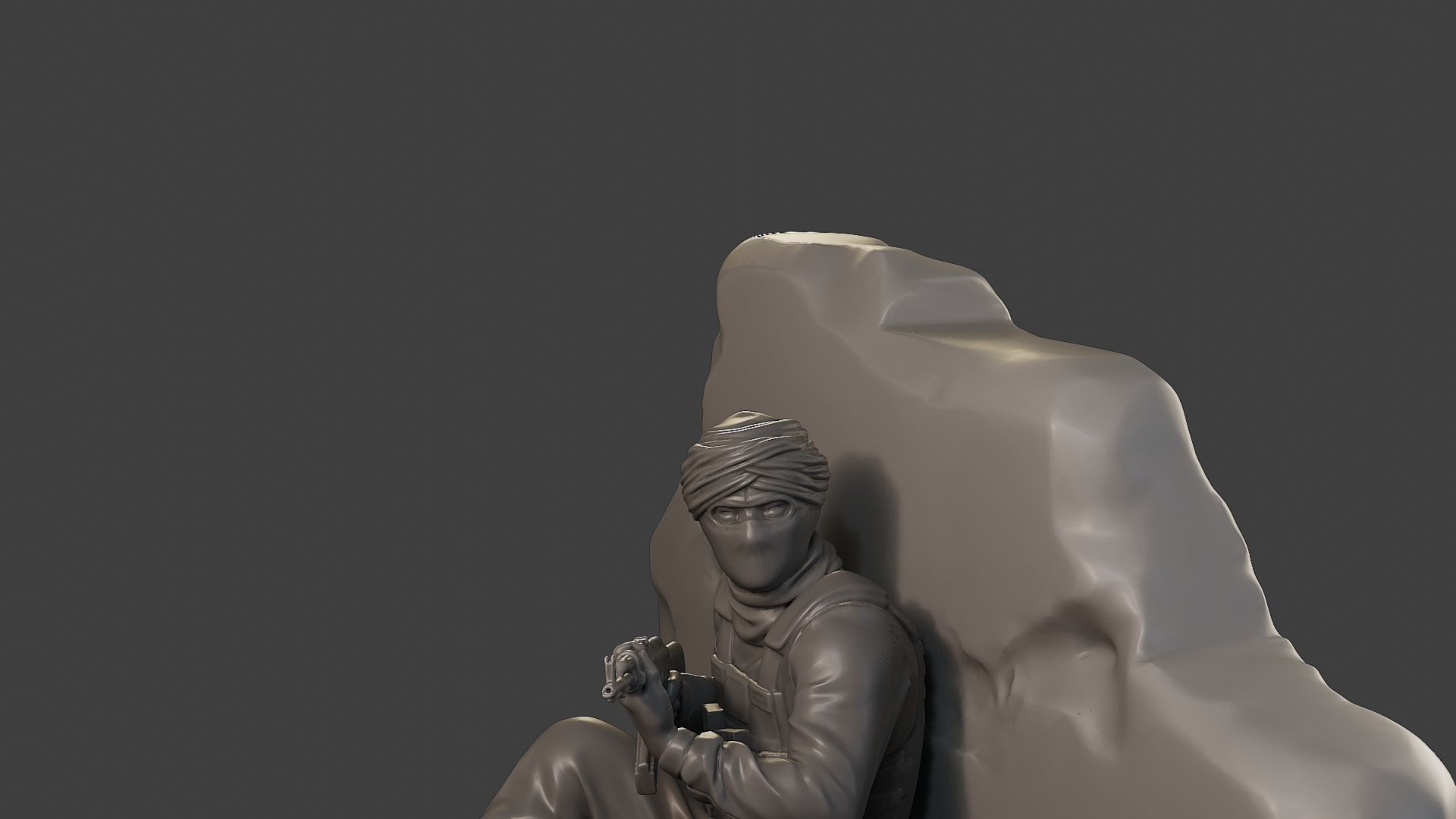 Conflict Scene Figurine Print ESFP1 012 3D print model_18