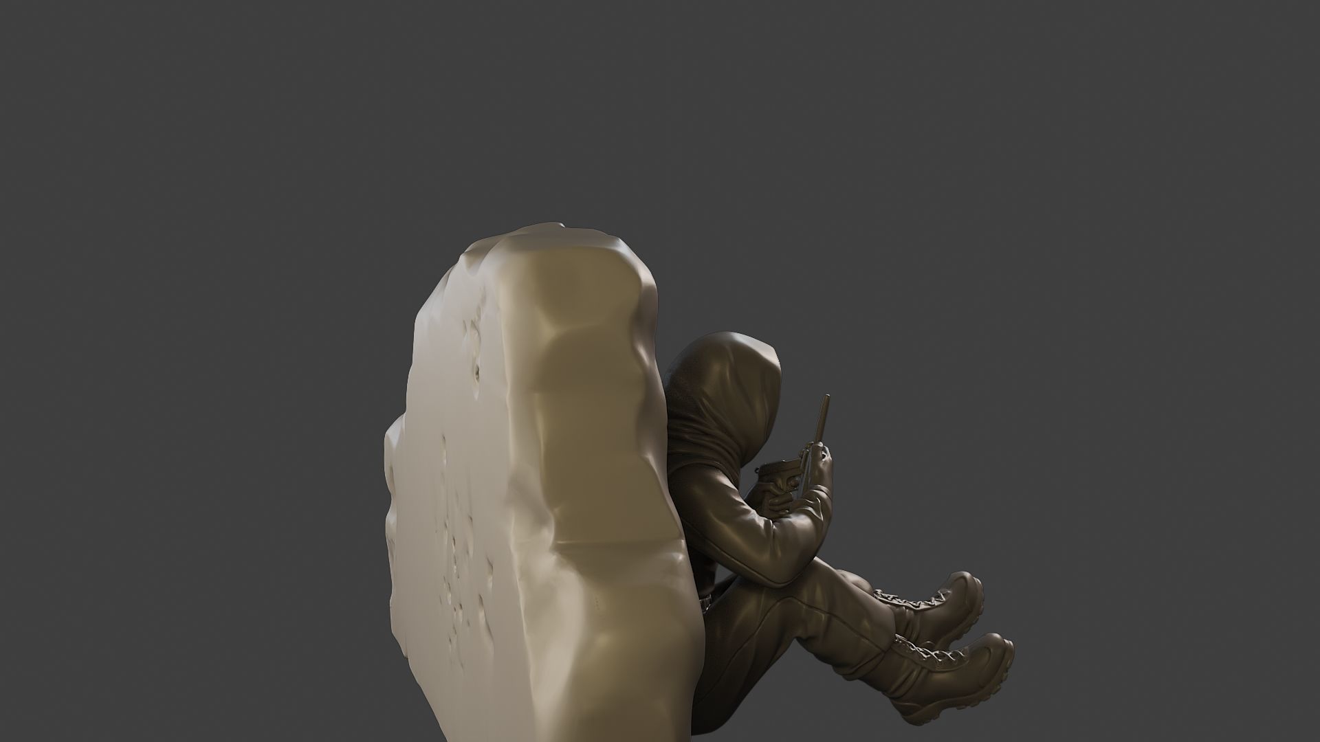 Conflict Scene Figurine Print ESFP1 013 3D print model_31