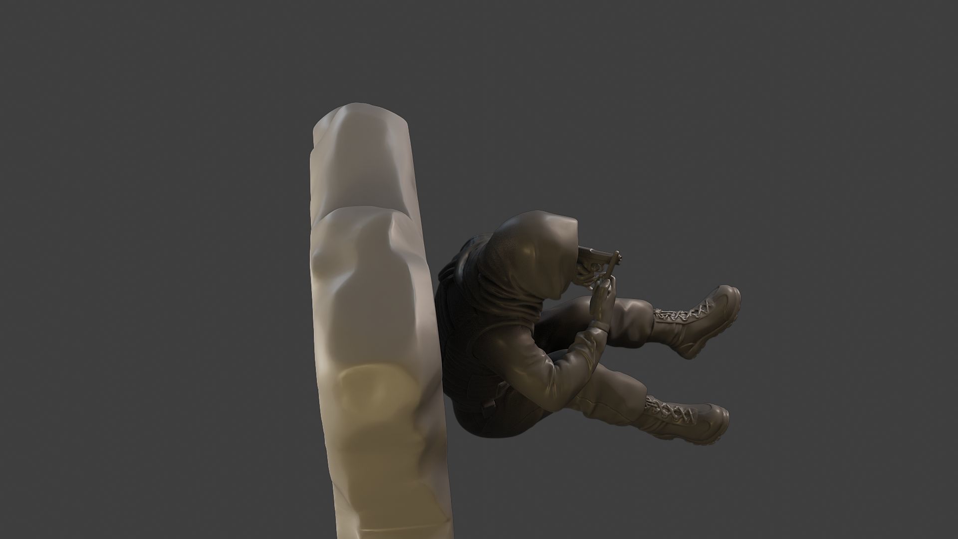 Conflict Scene Figurine Print ESFP1 013 3D print model_23