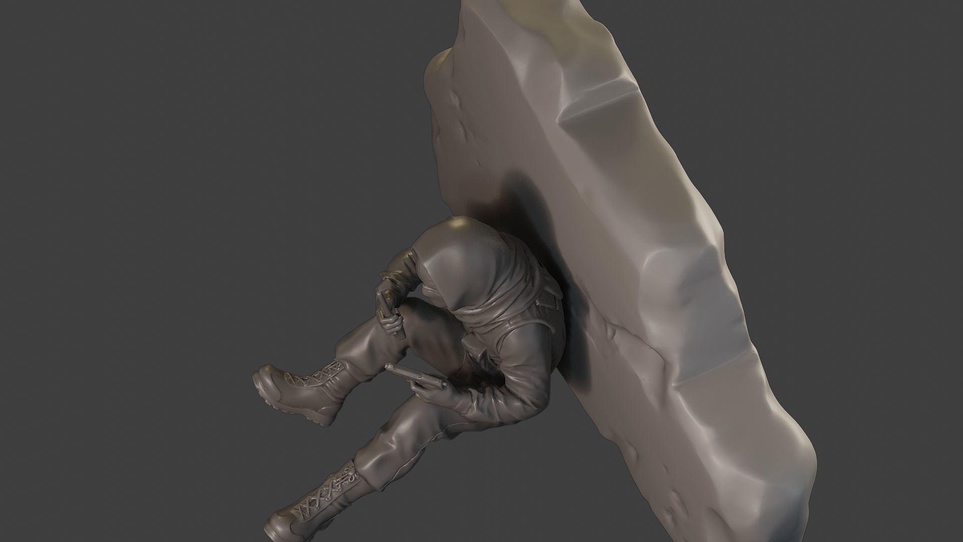 Conflict Scene Figurine Print ESFP1 013 3D print model_15