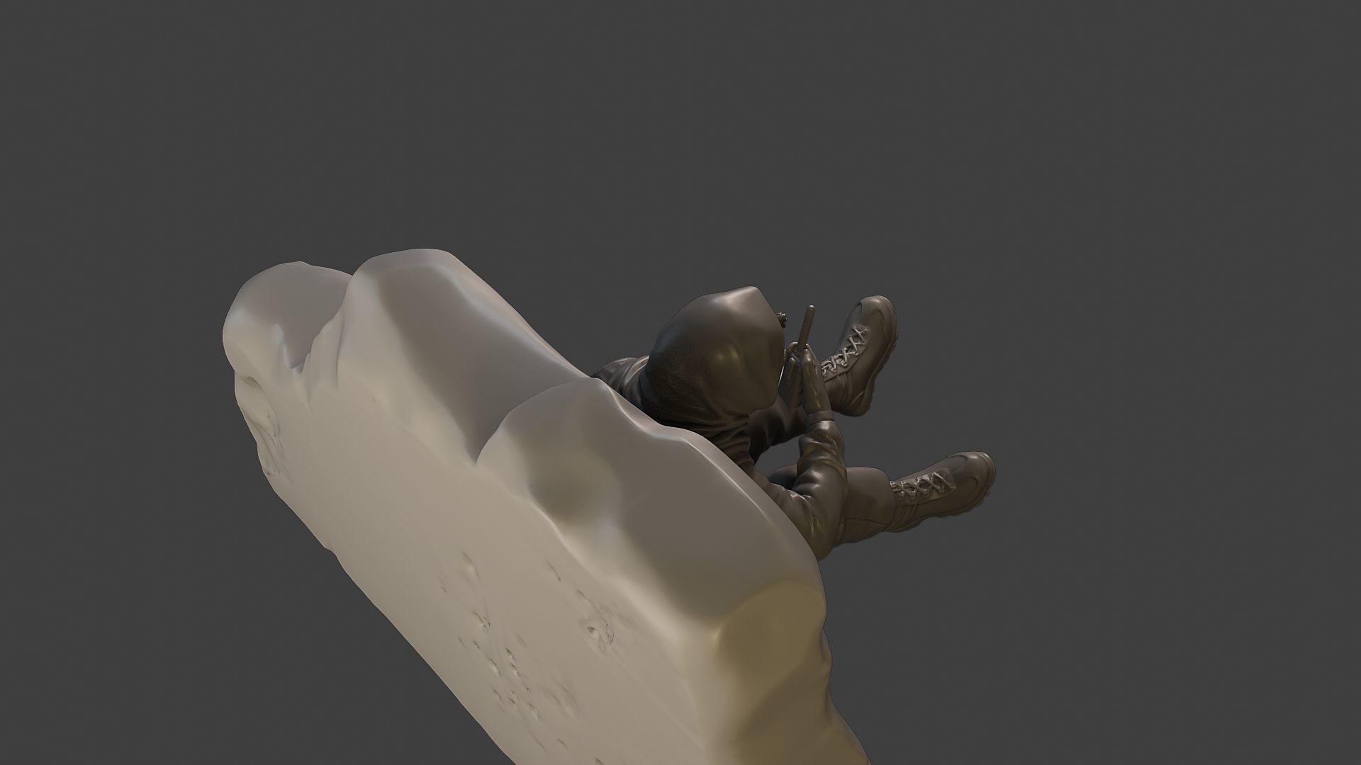 Conflict Scene Figurine Print ESFP1 013 3D print model_22