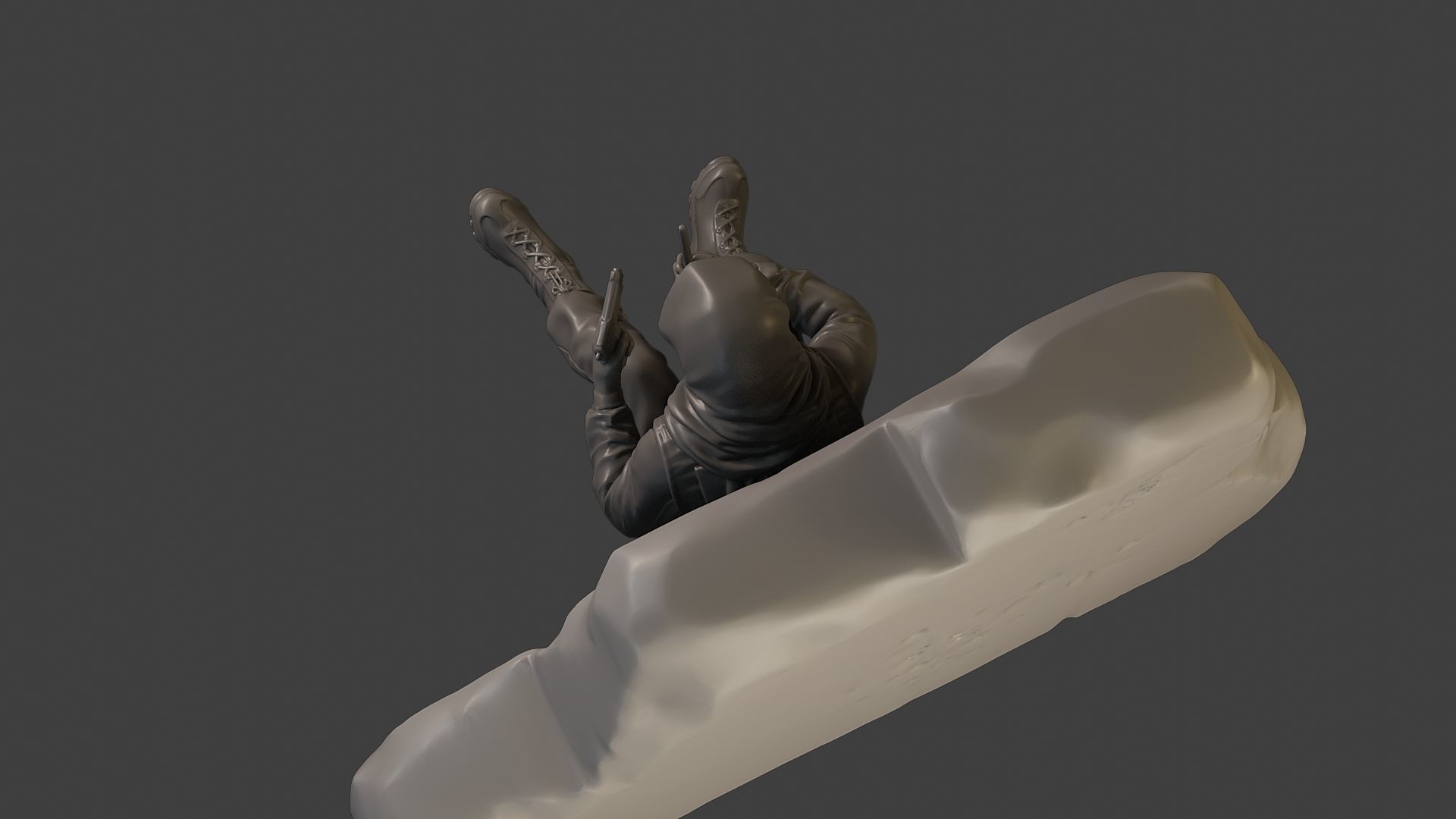 Conflict Scene Figurine Print ESFP1 013 3D print model_16