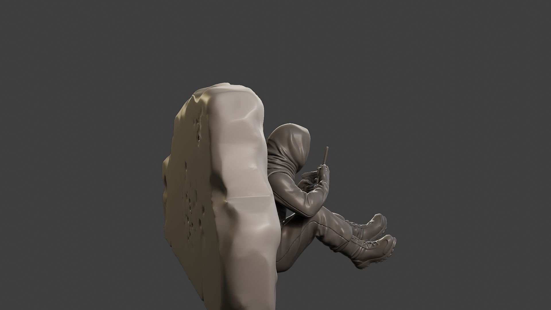 Conflict Scene Figurine Print ESFP1 013 3D print model_8