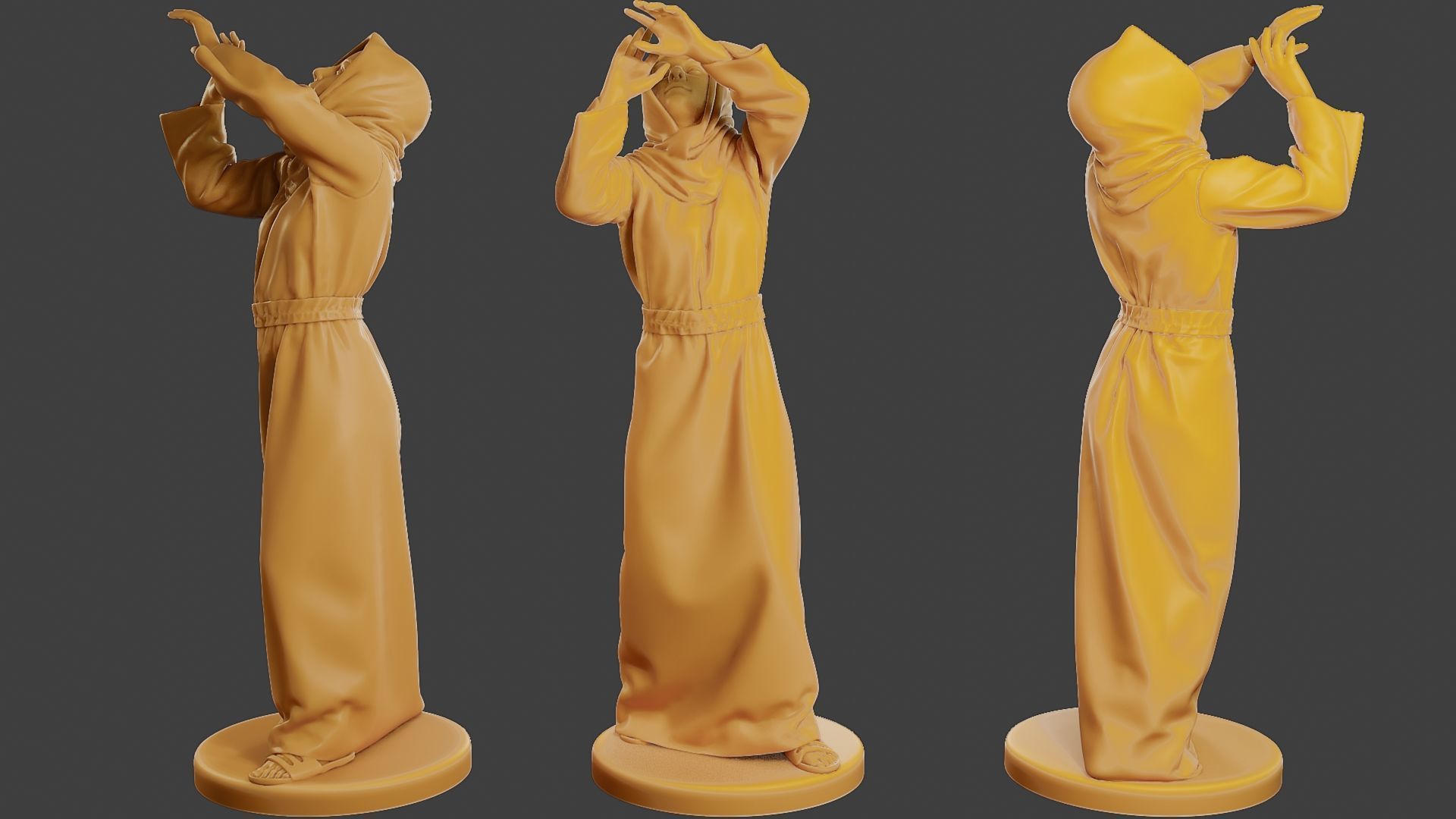 Conflict Scene Figurine Print ESFP1 Pack1 3D Model Collection_7