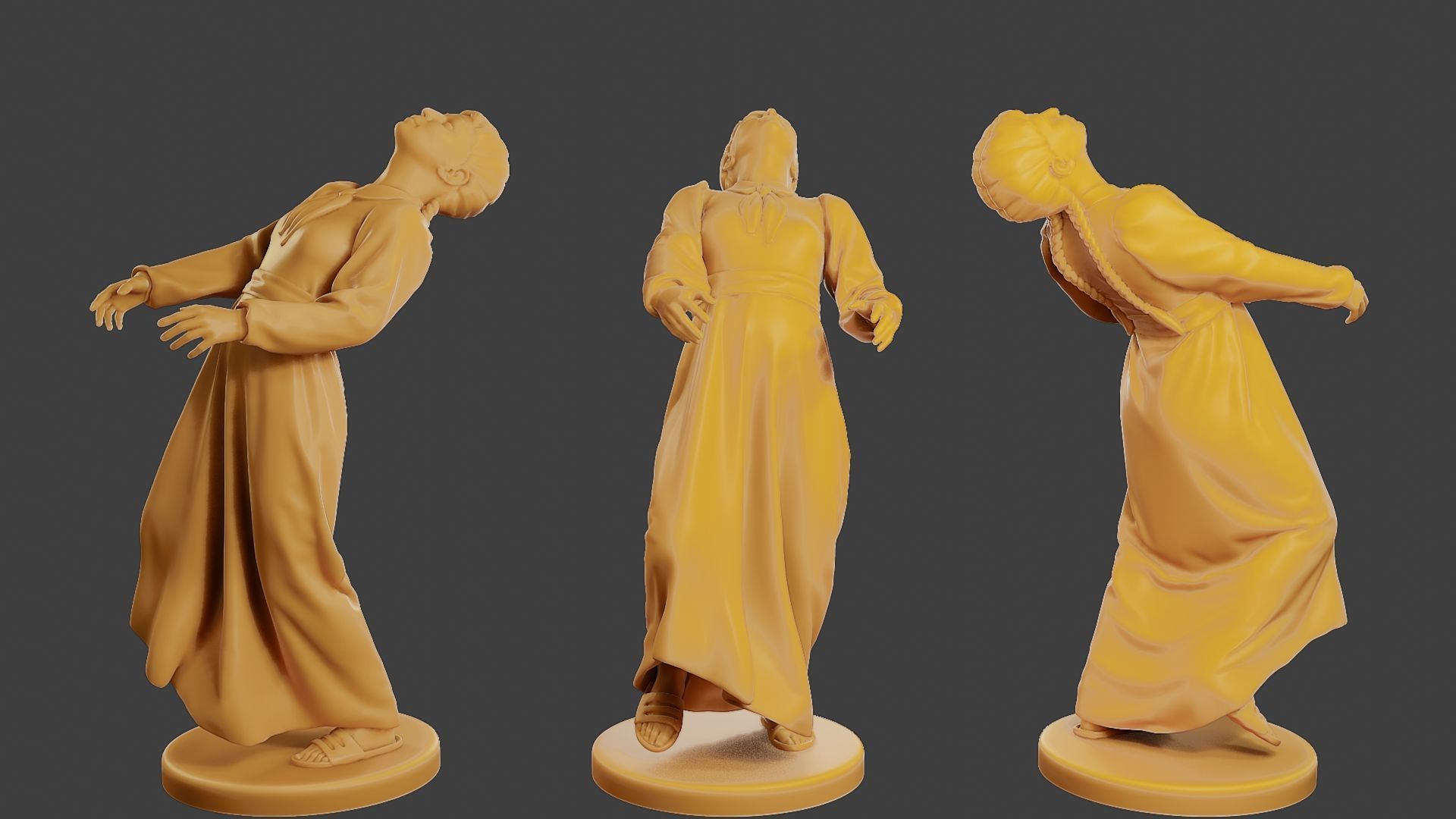 Conflict Scene Figurine Print ESFP1 Pack1 3D Model Collection_5