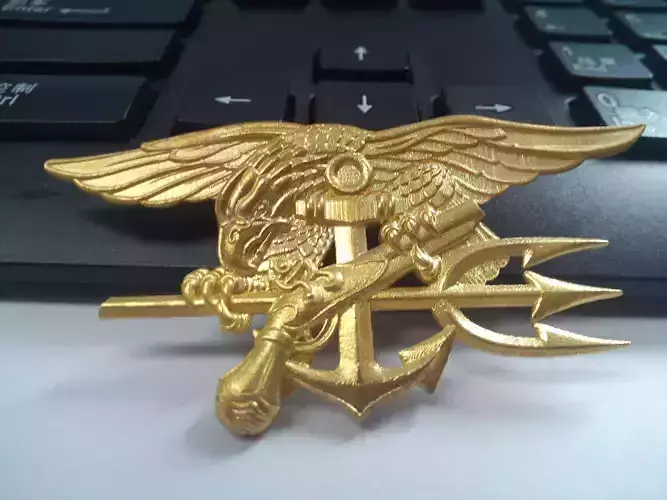 US Navy SEAL Trident emblem 3D print model 3D print model