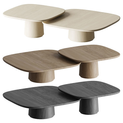 AMOS COFFEE SIDE TABLES 3D model