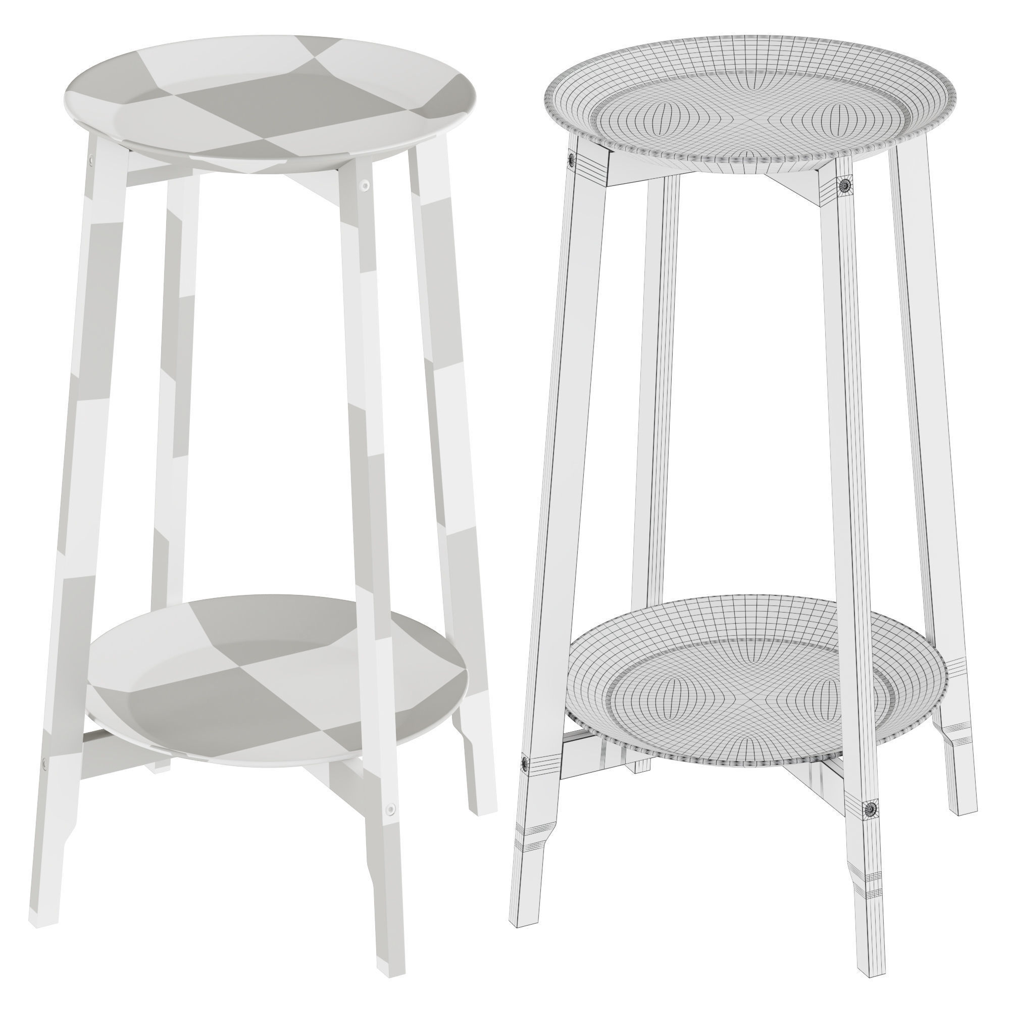 IKEA Pedestal 3D model_4