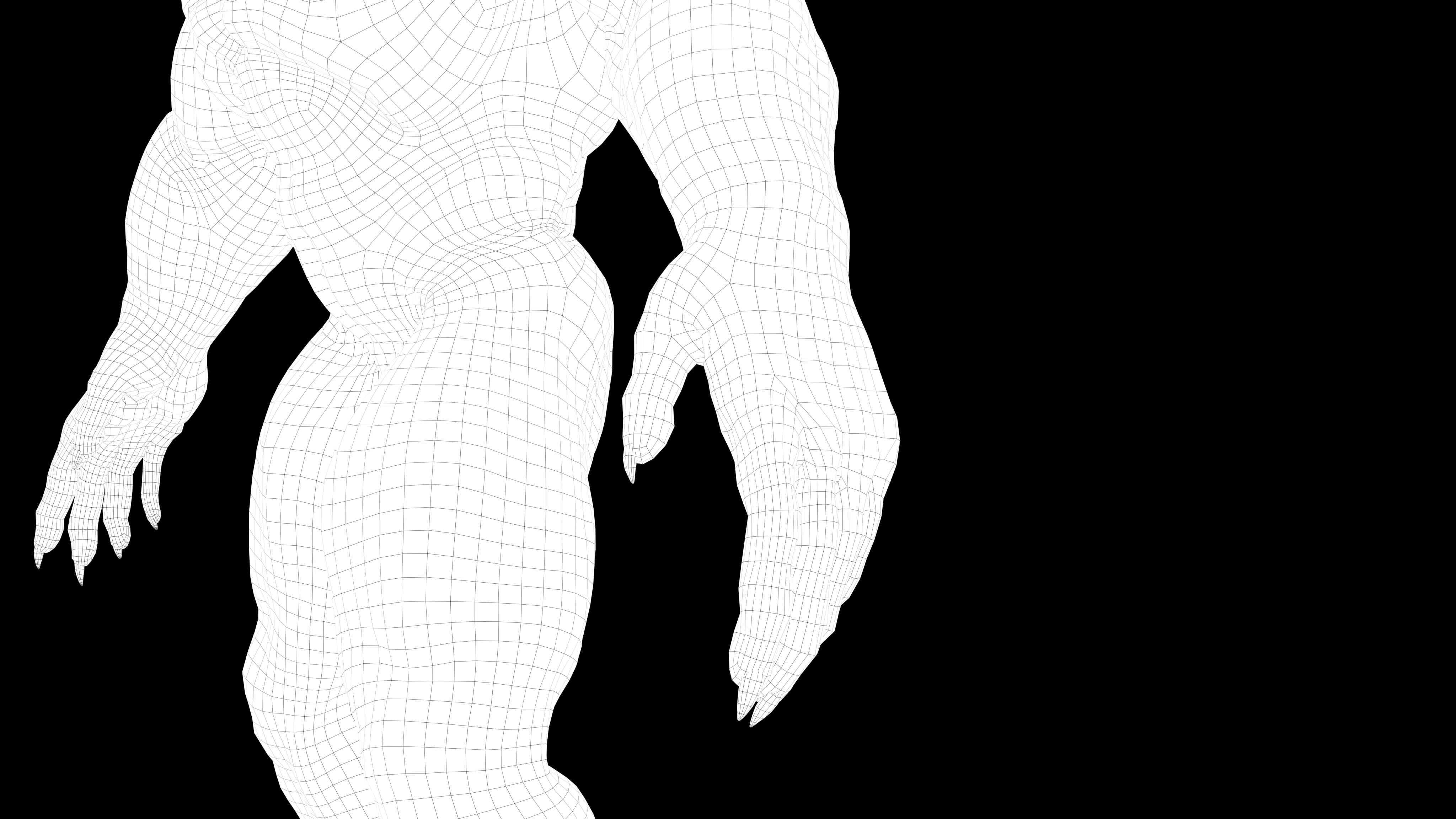 CAVE BEAST Low-poly 3D model_18