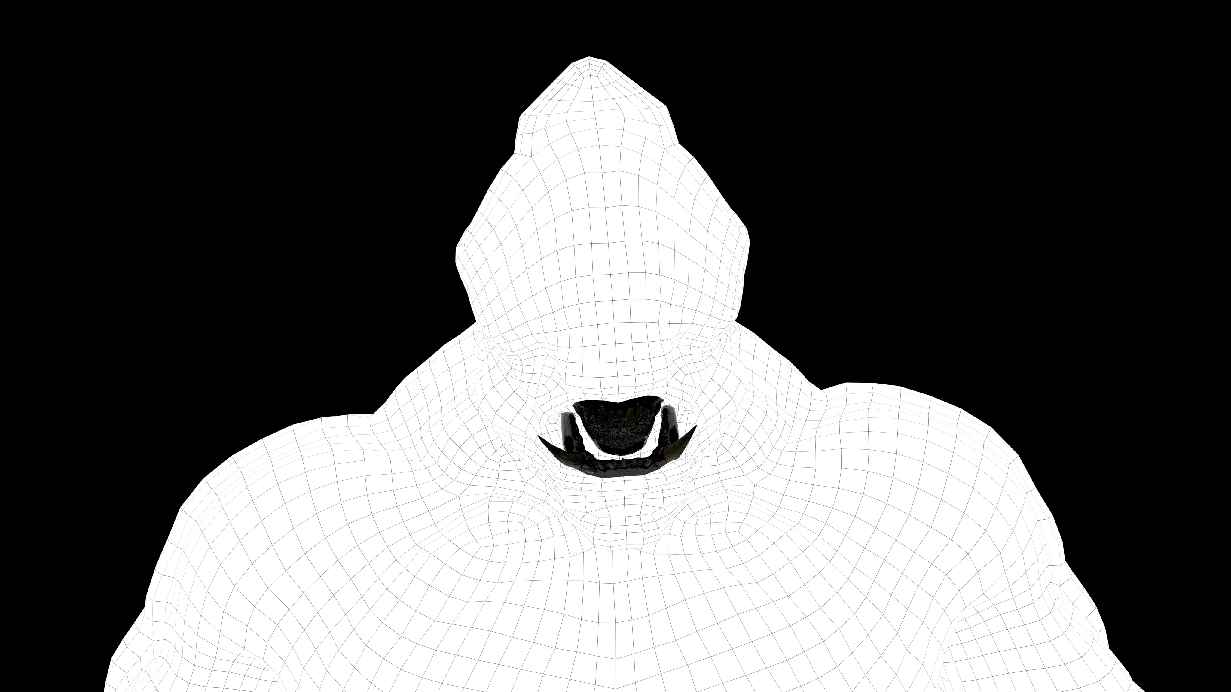 CAVE BEAST Low-poly 3D model_16