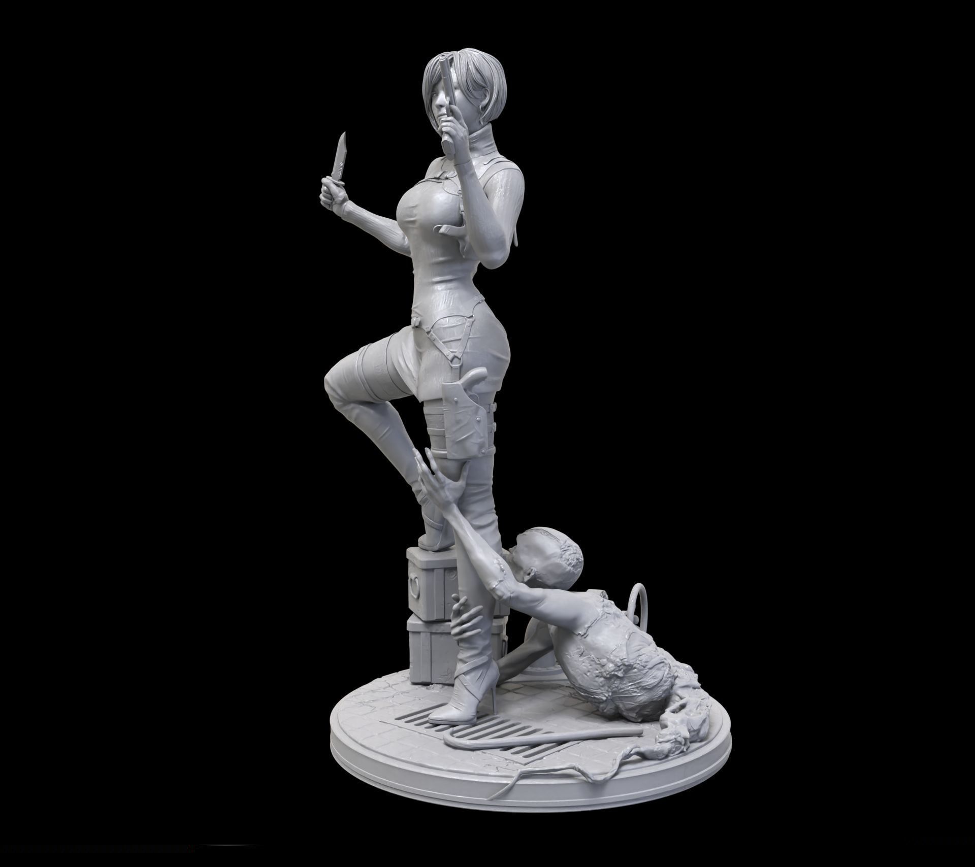 Model Resident Evil 3D printable 3D print model_1