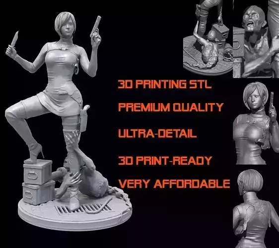 Model Resident Evil 3D printable