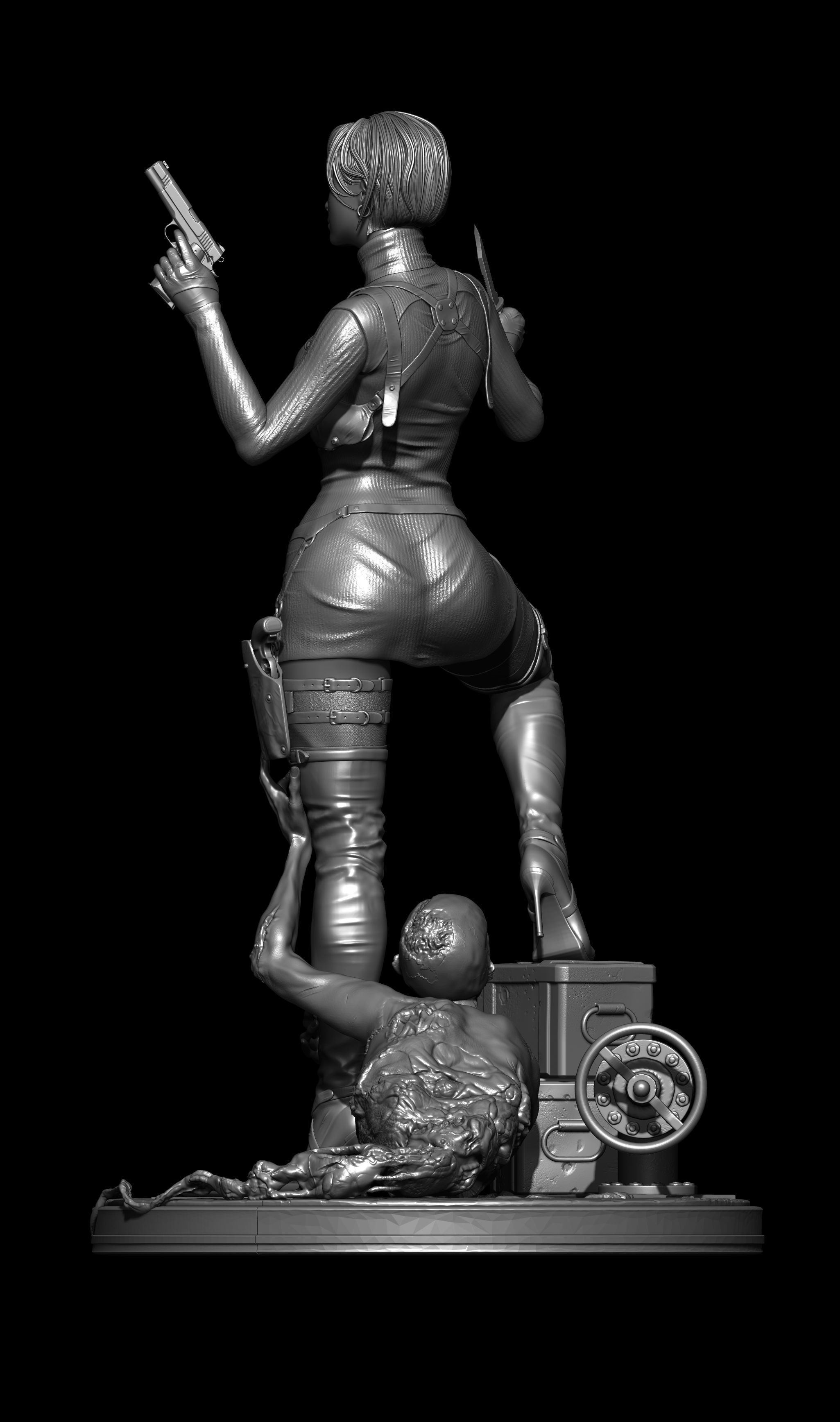 Model Resident Evil 3D printable 3D print model_5