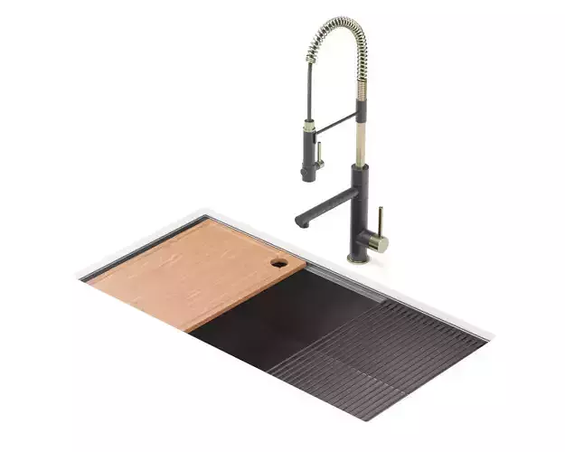 KRAUS kitchen sink 3D model
