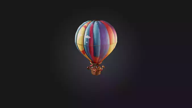 Cartoon Hot Air Balloon