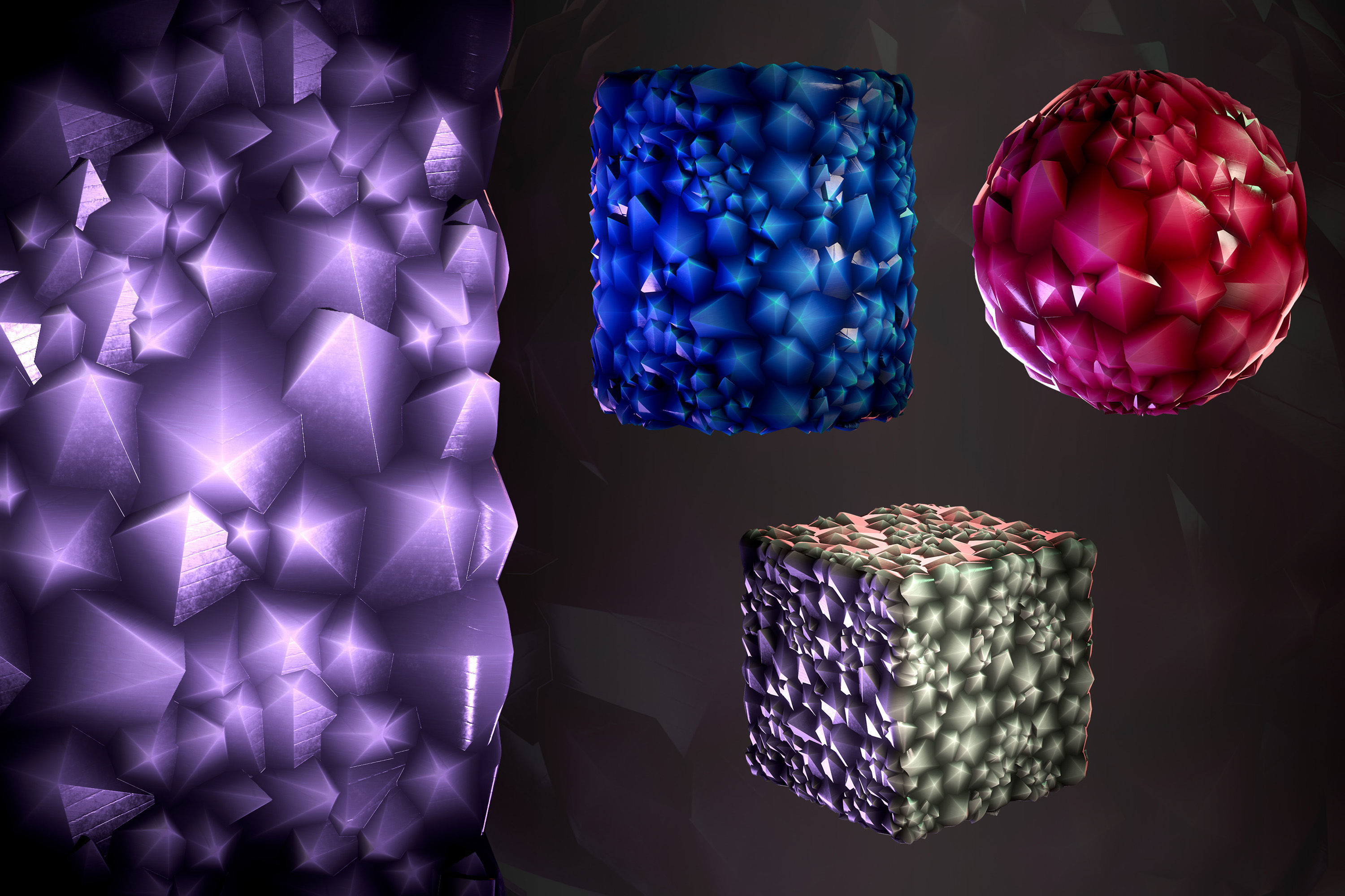 Crystal Stylized - VOL 11 -Maps - SBsar Texture_1