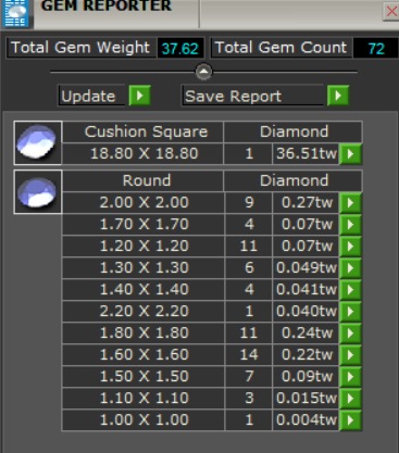 White gold STL pendant with bird design gemstone model jp0184 3D print model_3