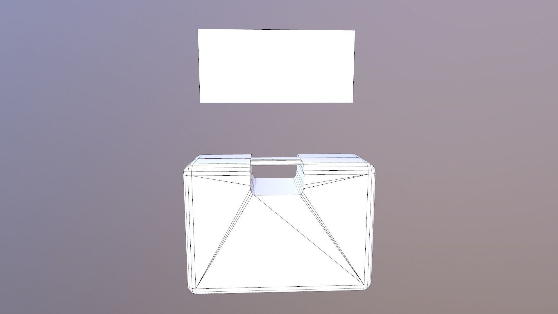 First Aid Kit Low-poly 3D model_6
