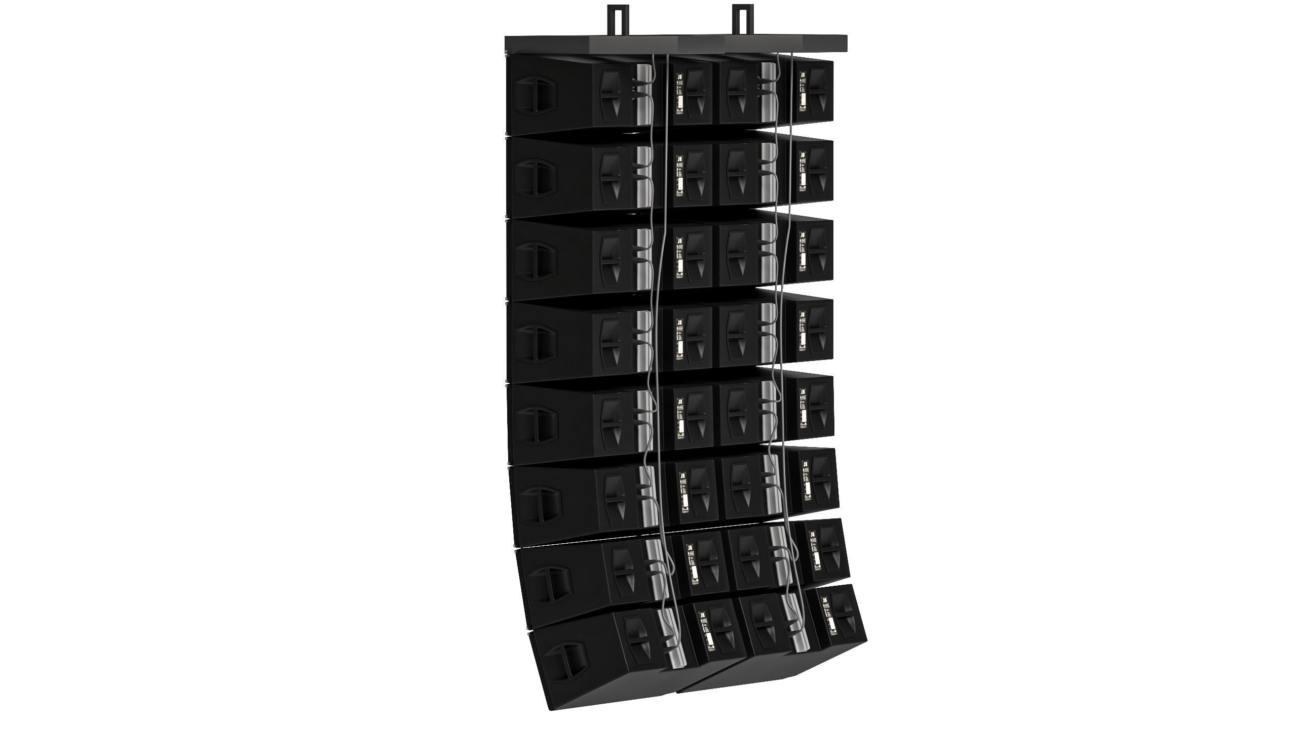 Concert Sound System Line Array 01 3D model_10